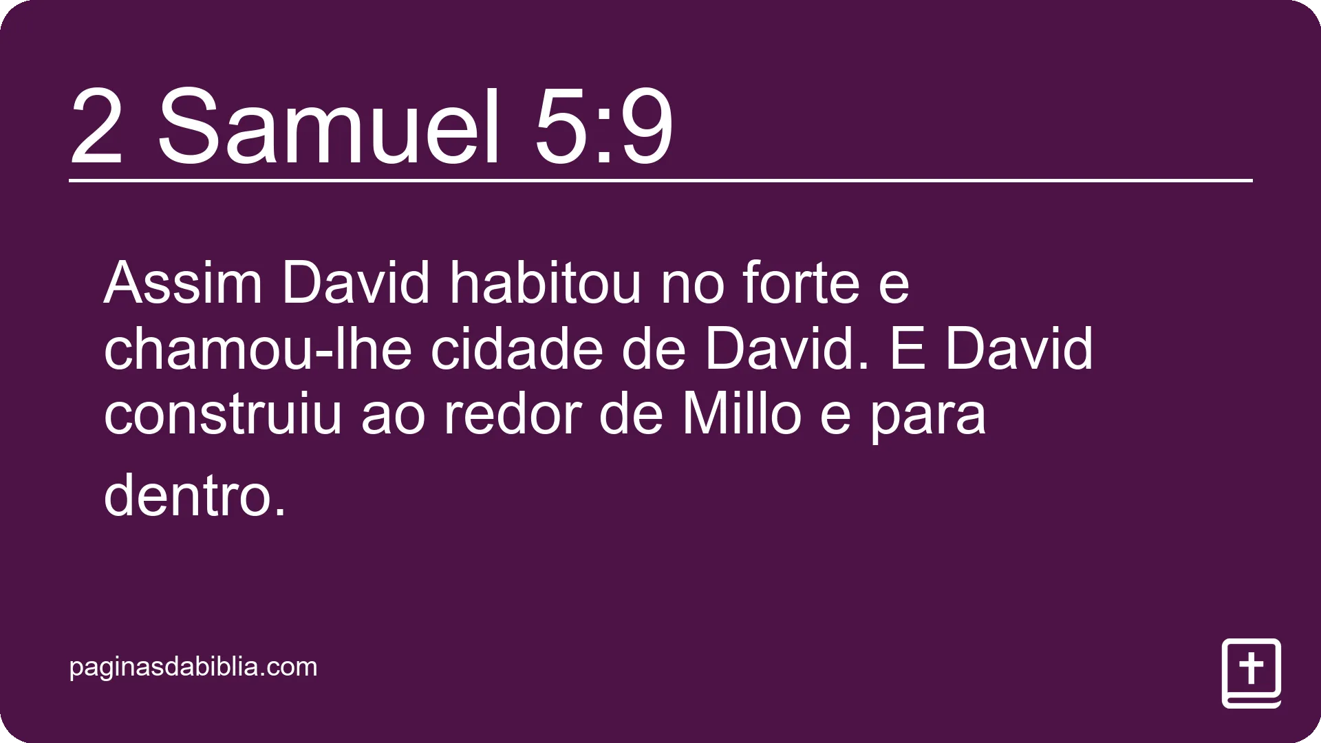 2 Samuel 5:9