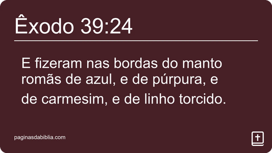 Êxodo 39:24