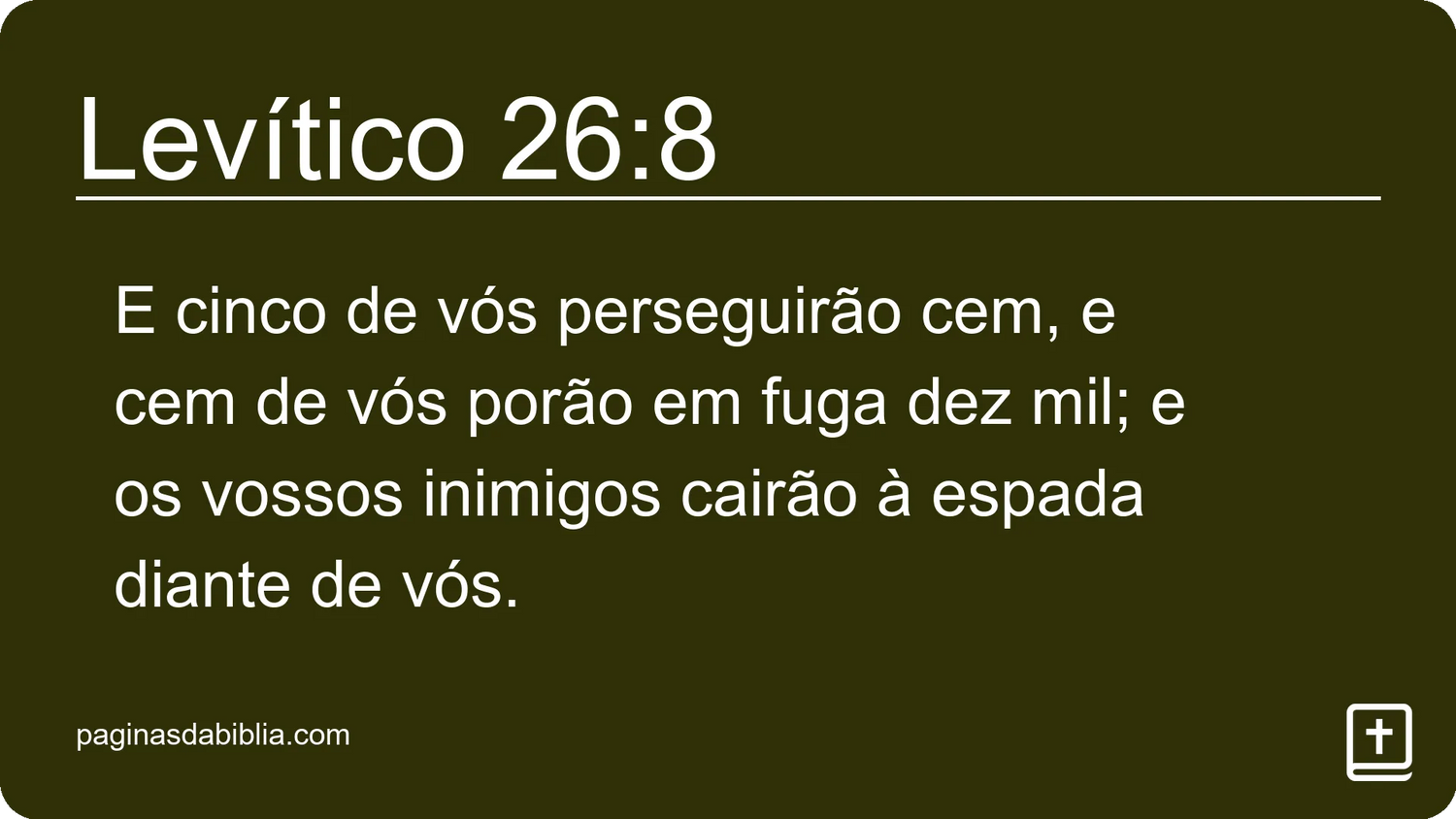 Levítico 26:8