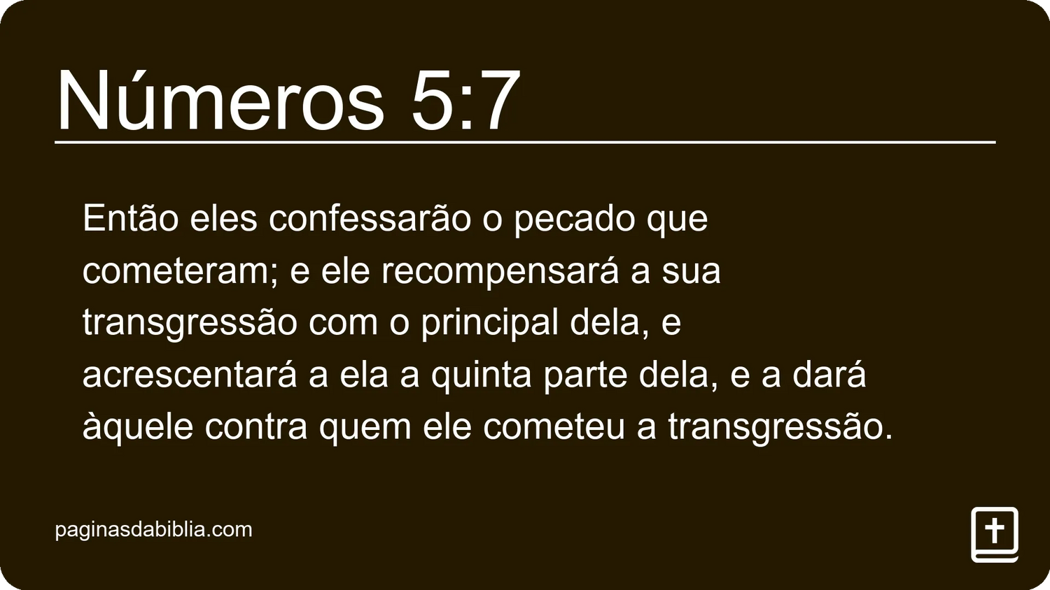 Números 5:7