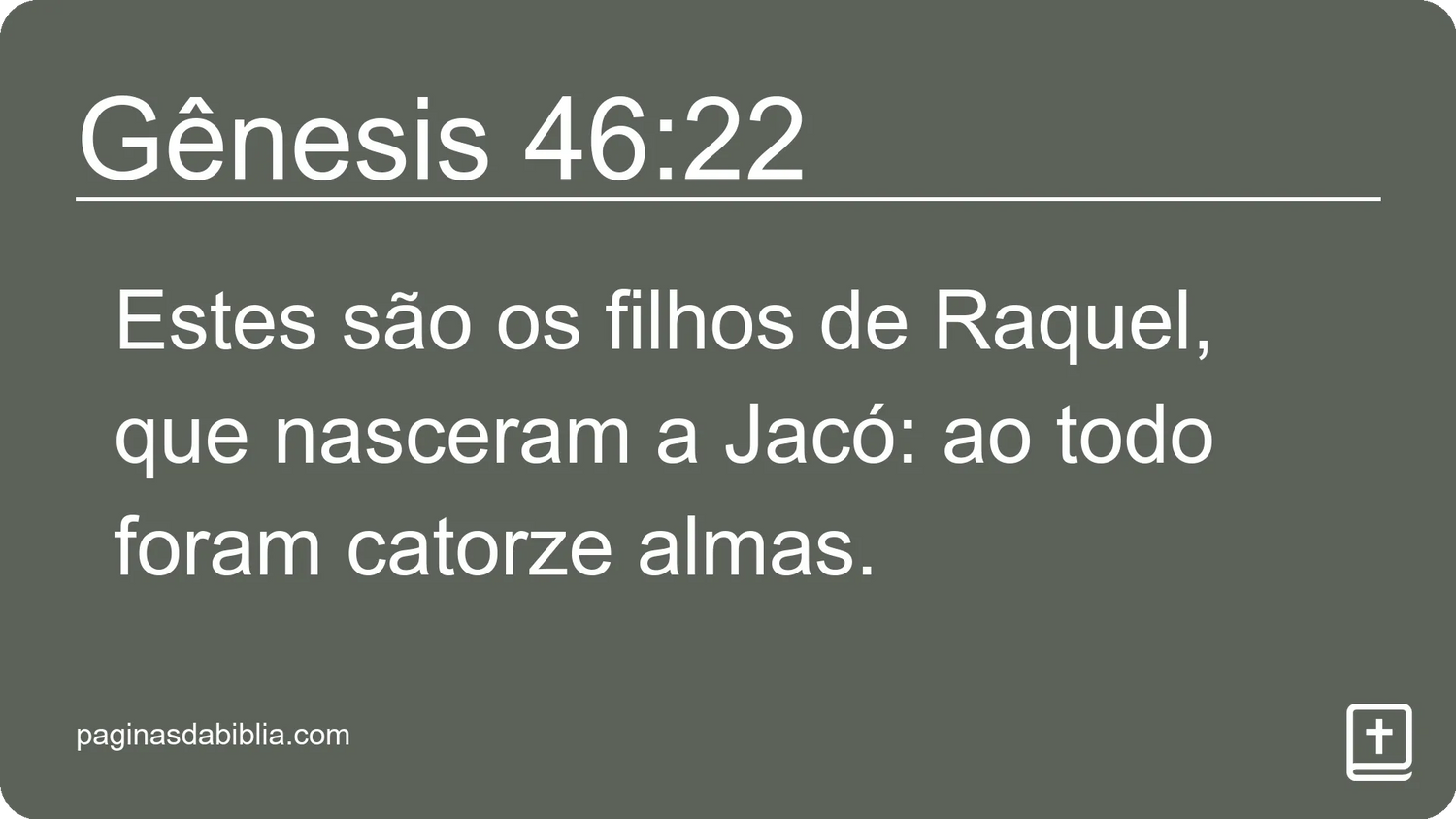 Gênesis 46:22