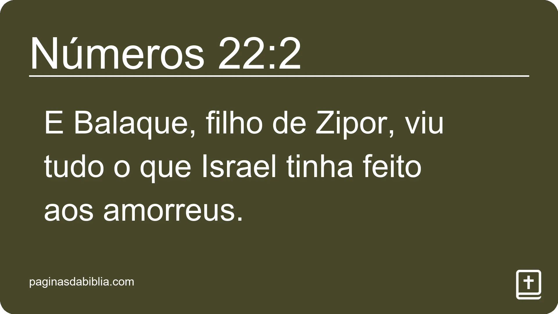 Números 22:2