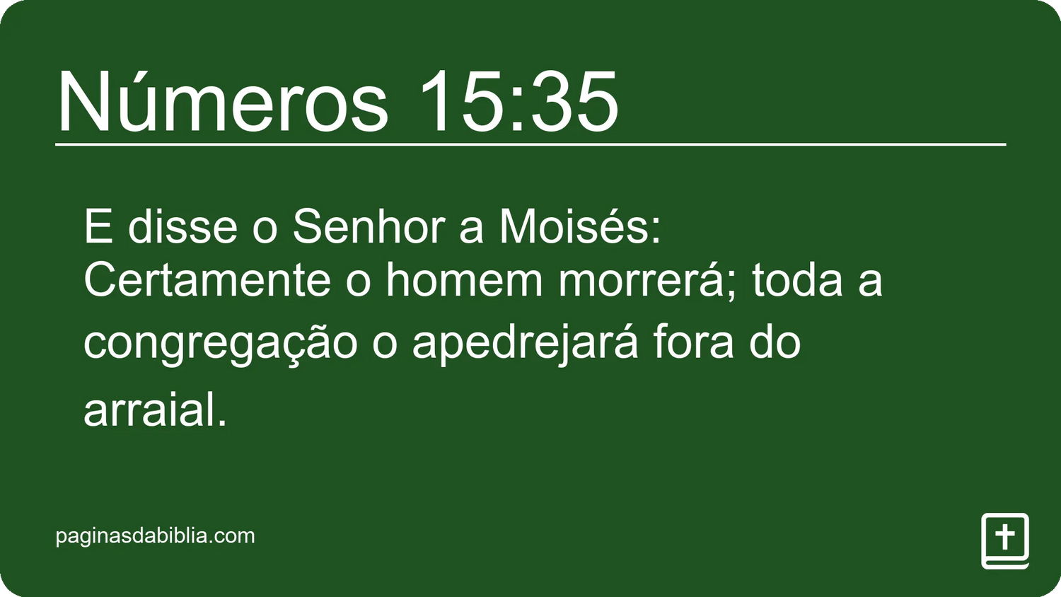 Números 15:35