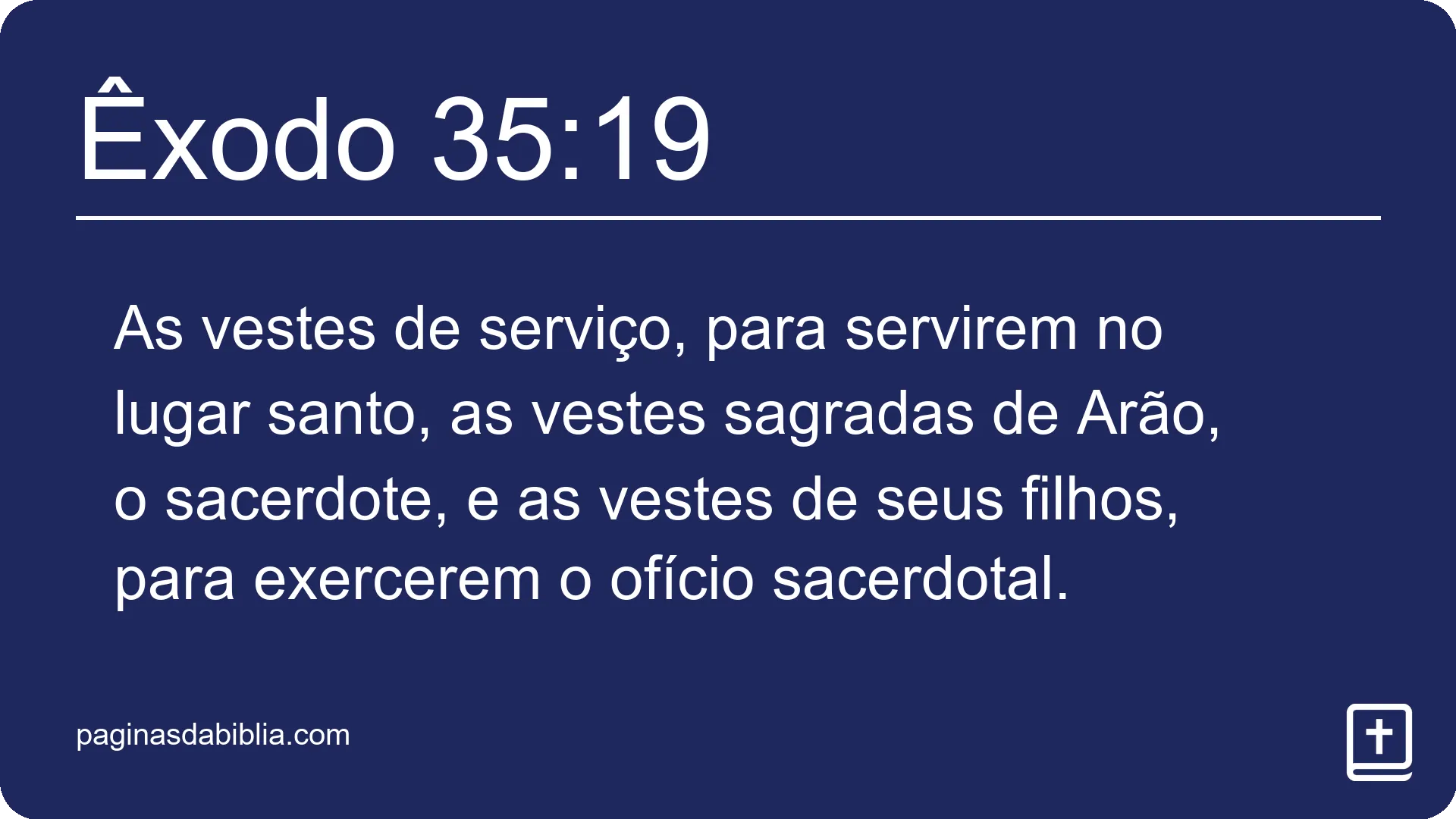 Êxodo 35:19