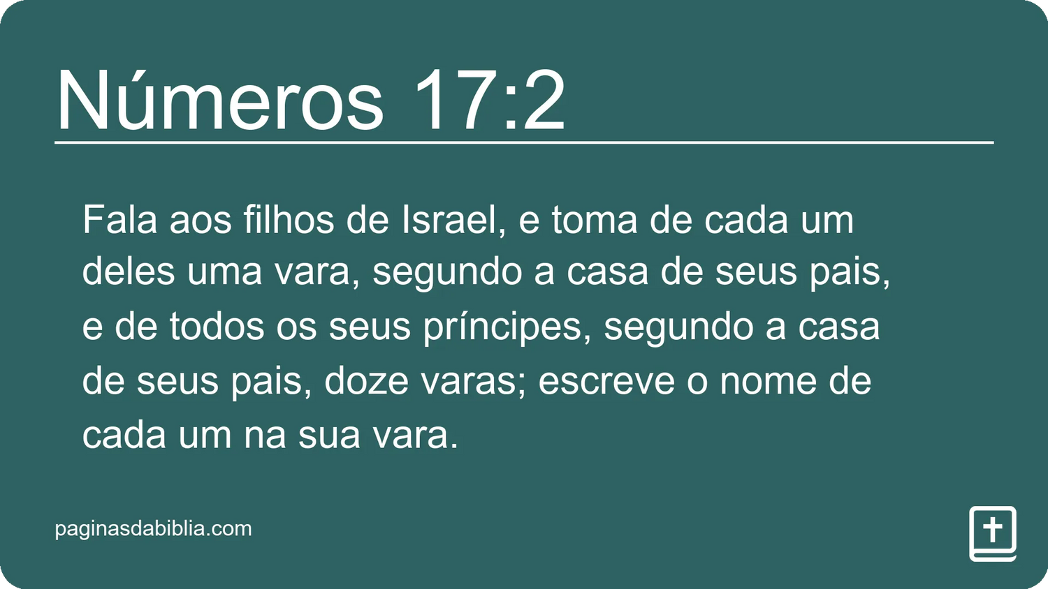 Números 17:2