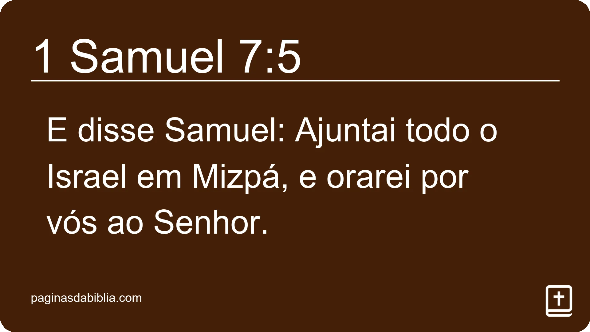 1 Samuel 7:5