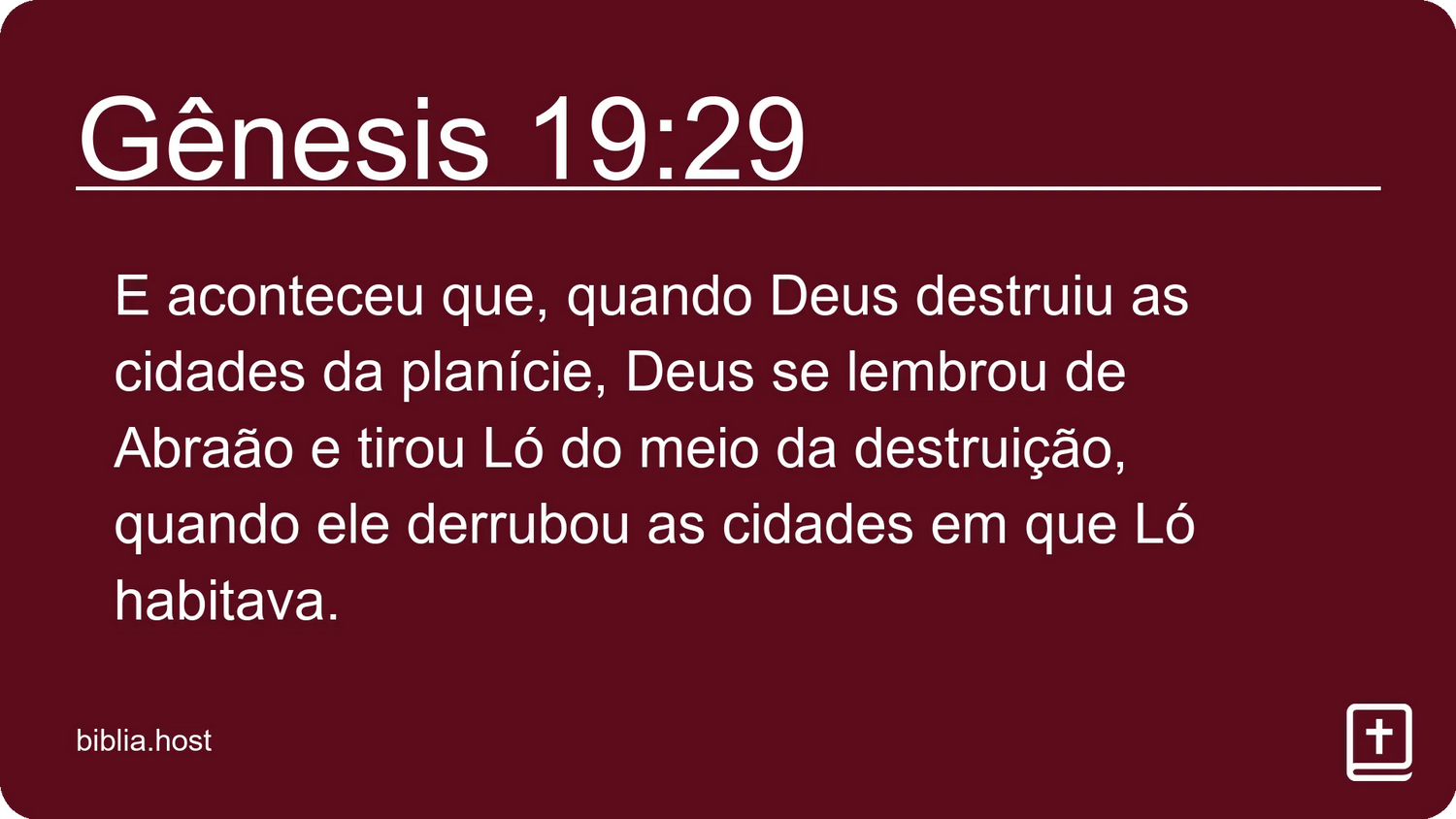 Gênesis 19:29