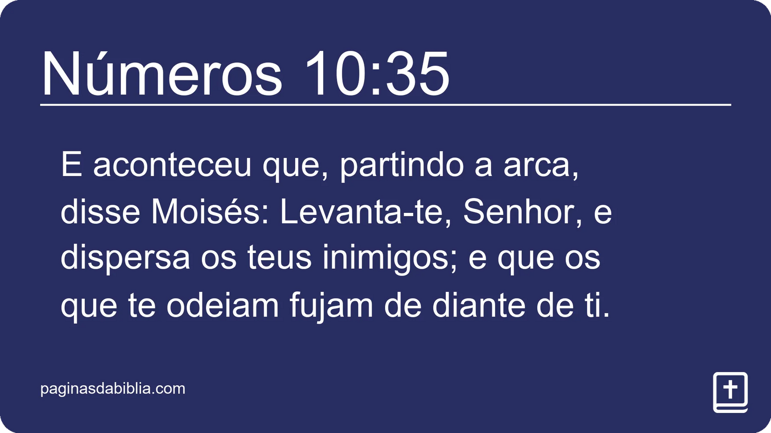 Números 10:35