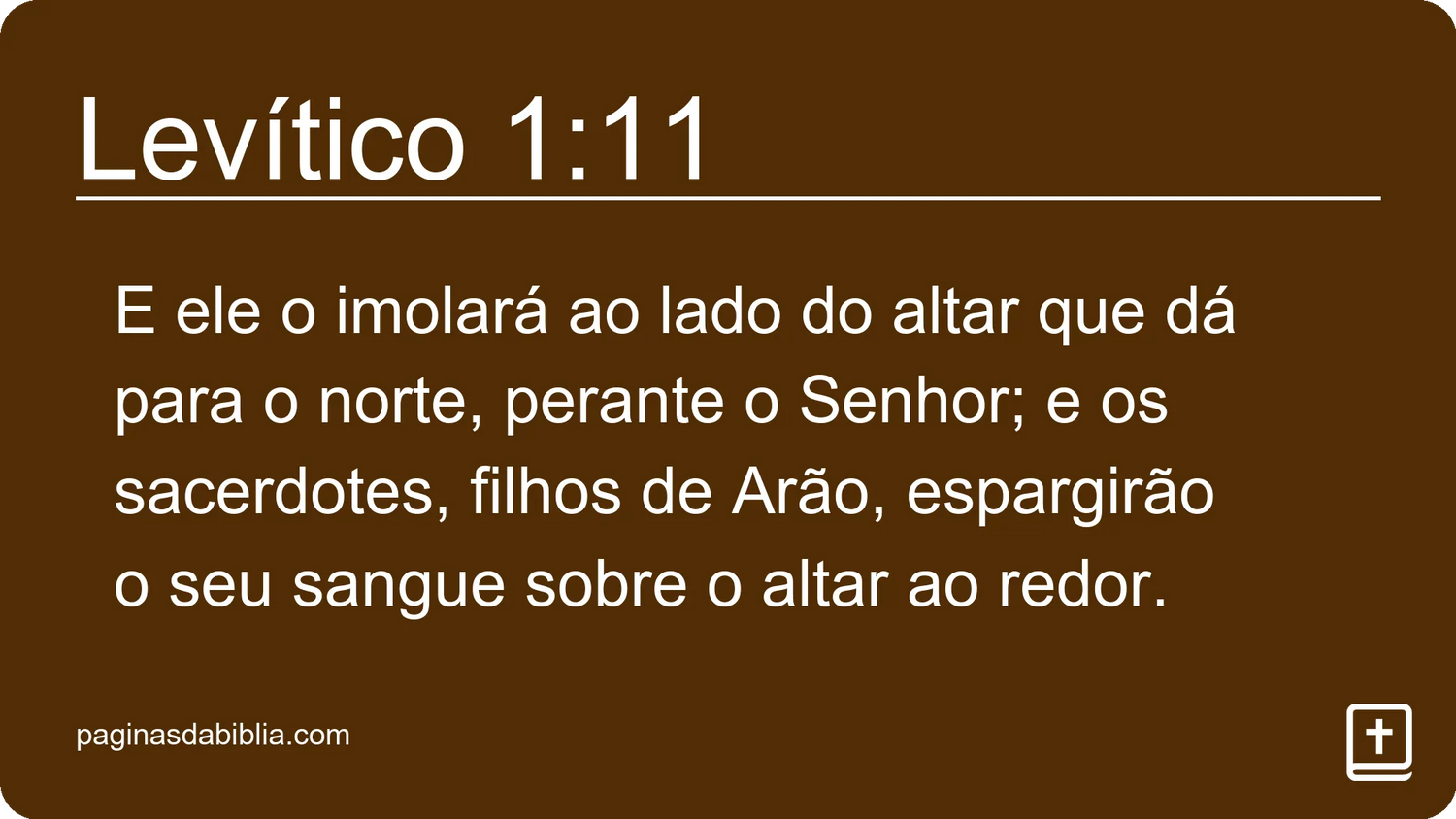 Levítico 1:11