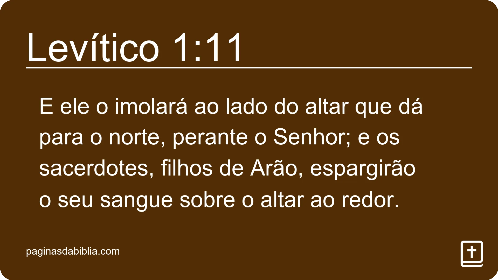 Levítico 1:11