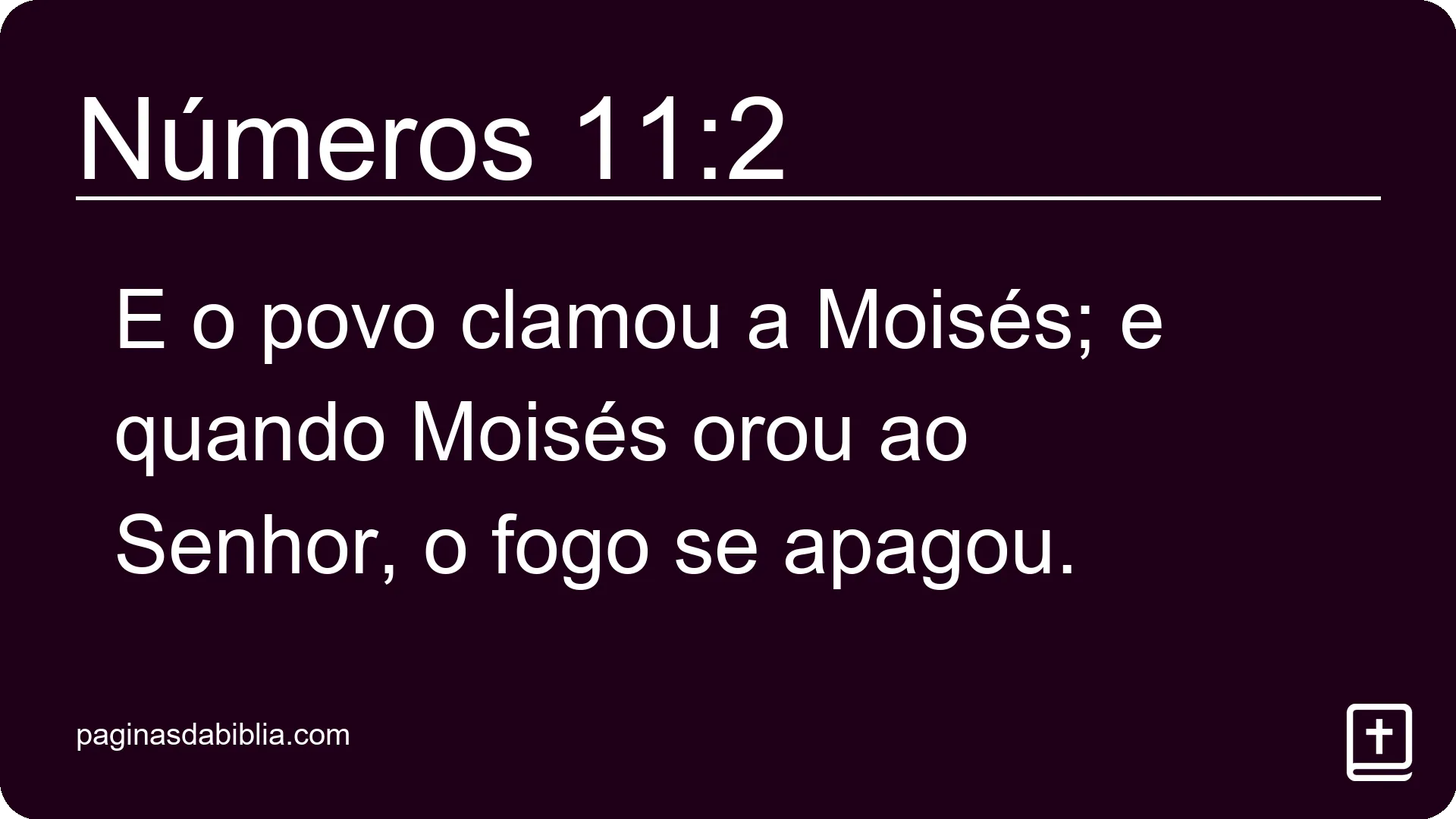 Números 11:2