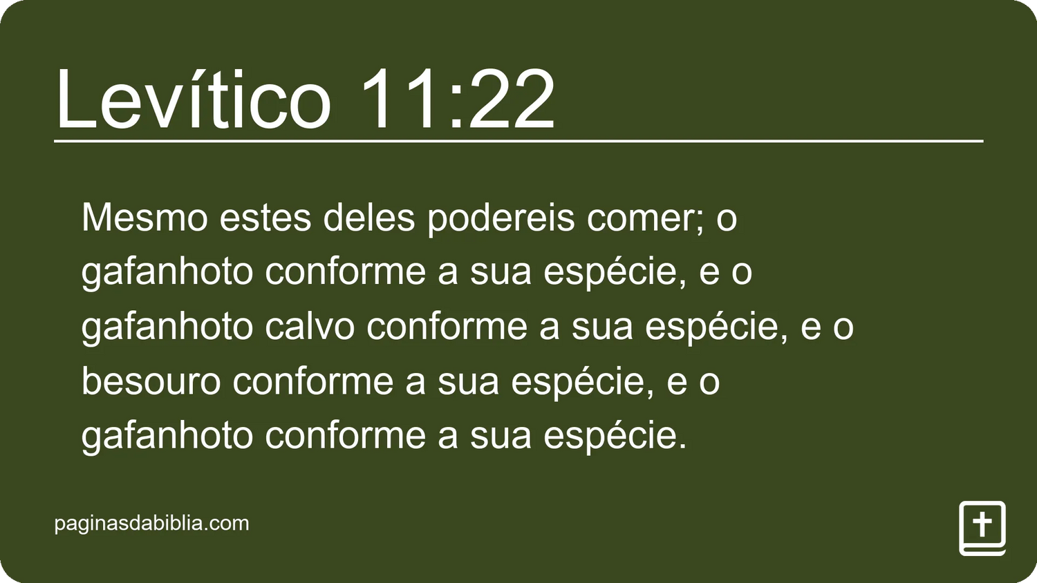 Levítico 11:22