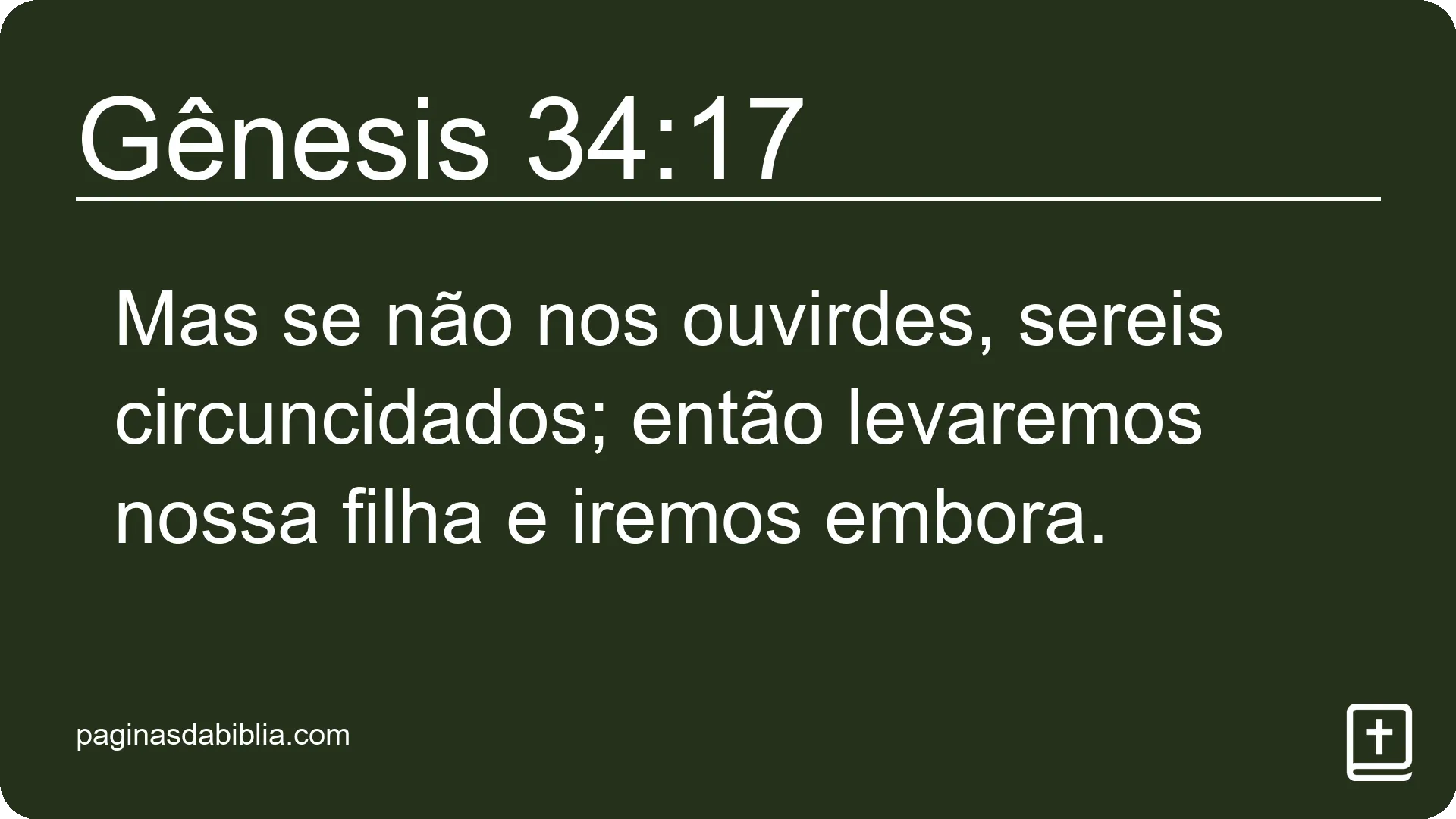 Gênesis 34:17