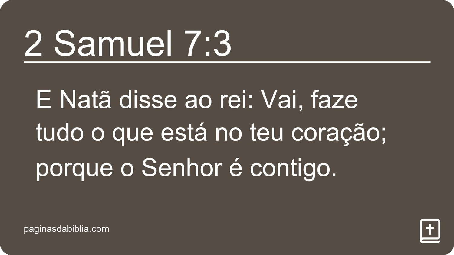 2 Samuel 7:3