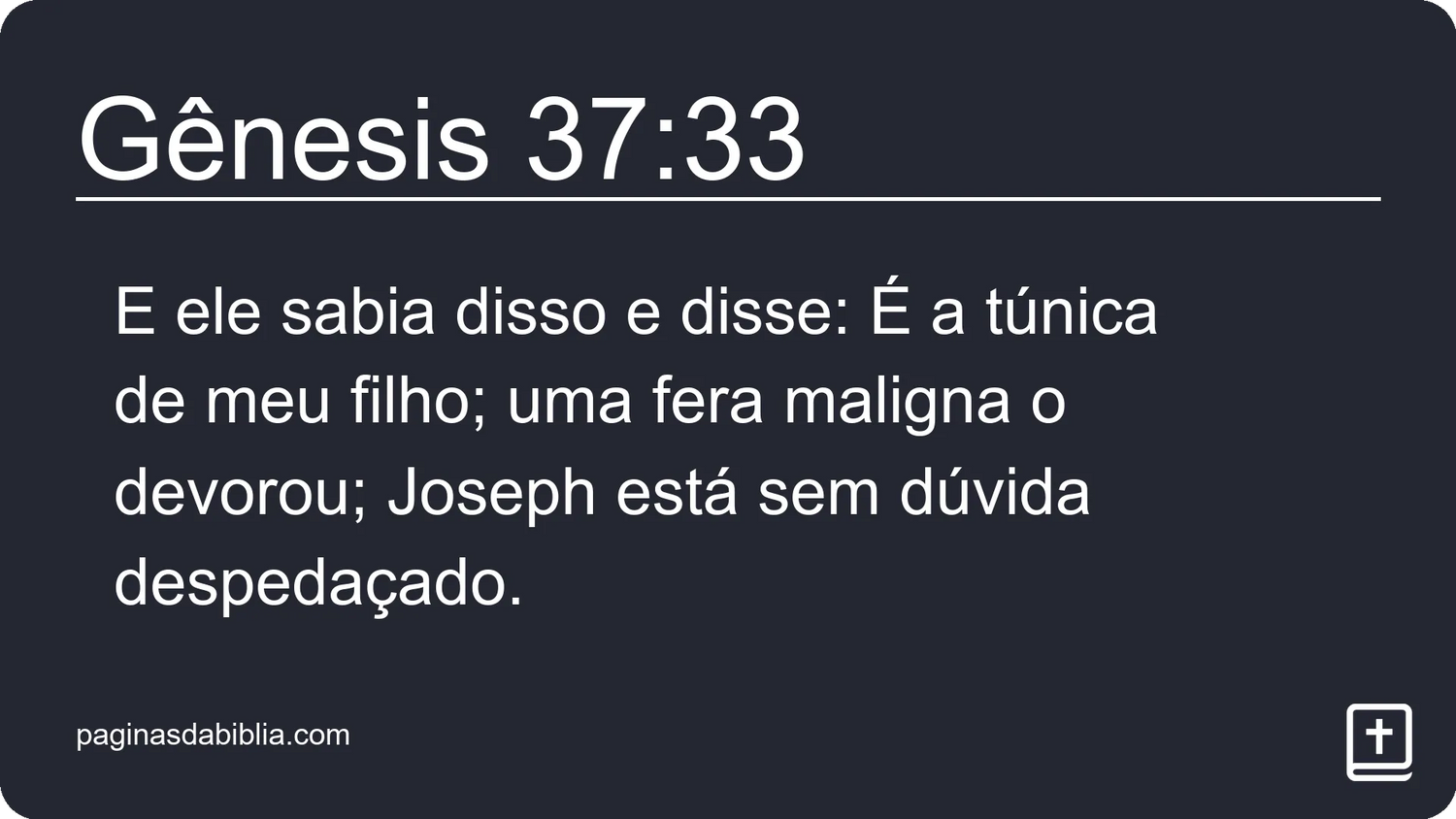 Gênesis 37:33