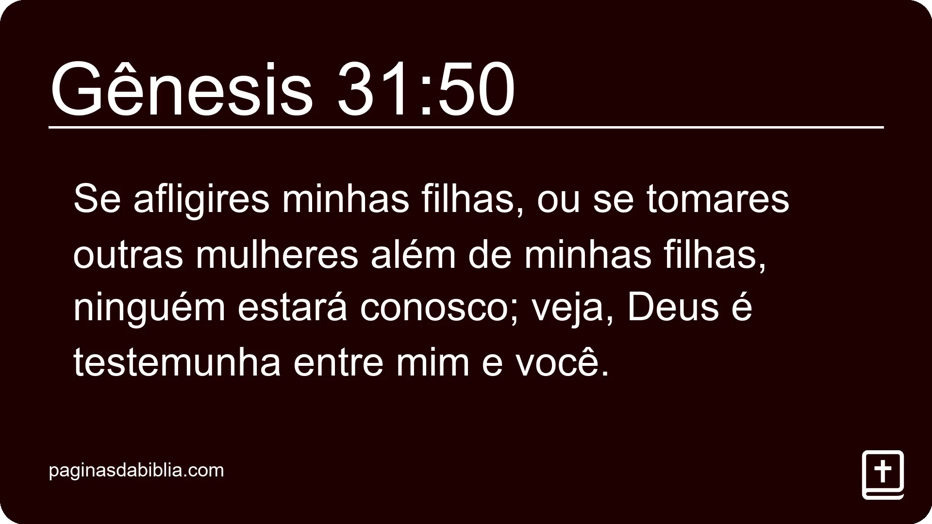 Gênesis 31:50