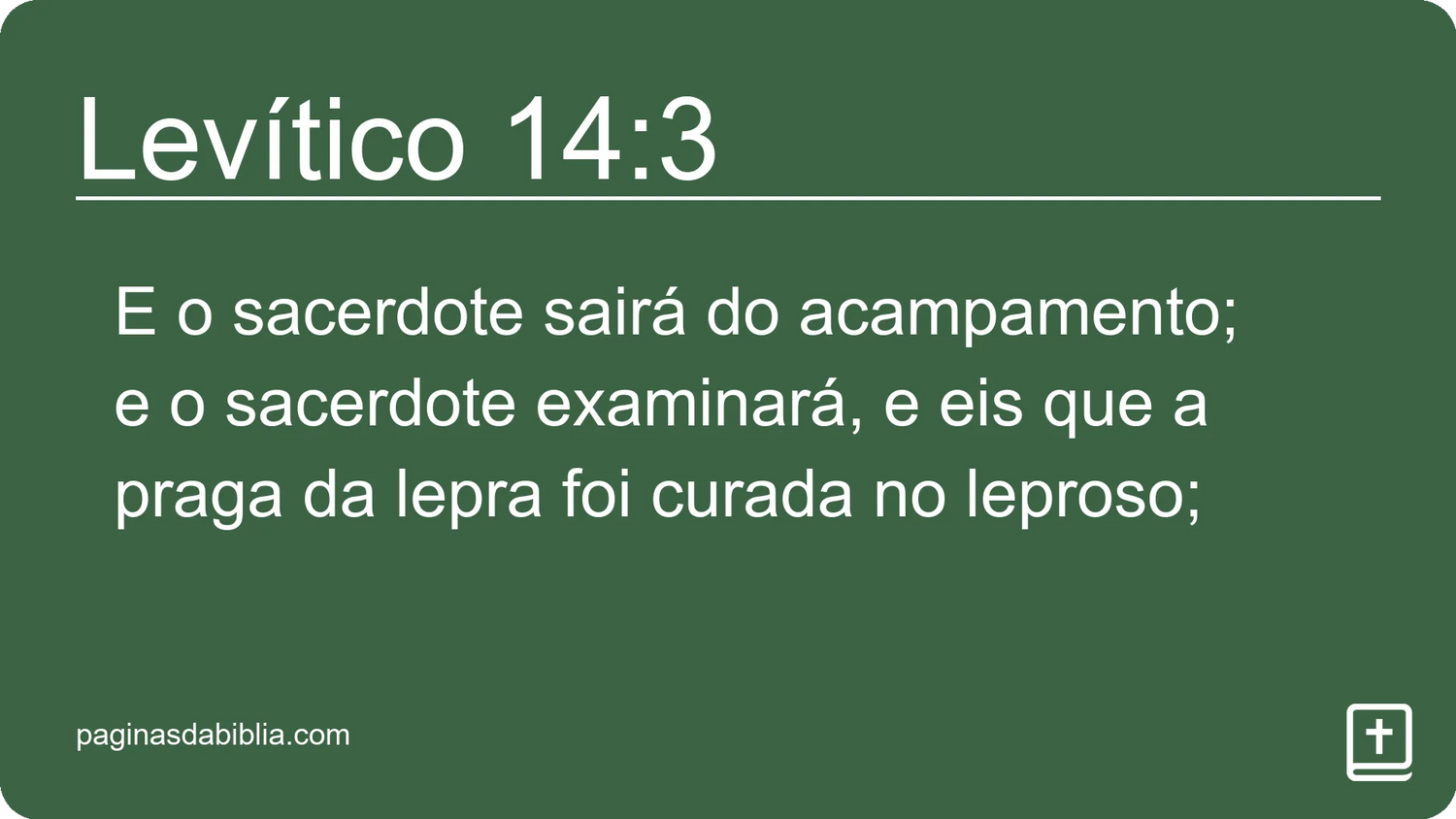 Levítico 14:3