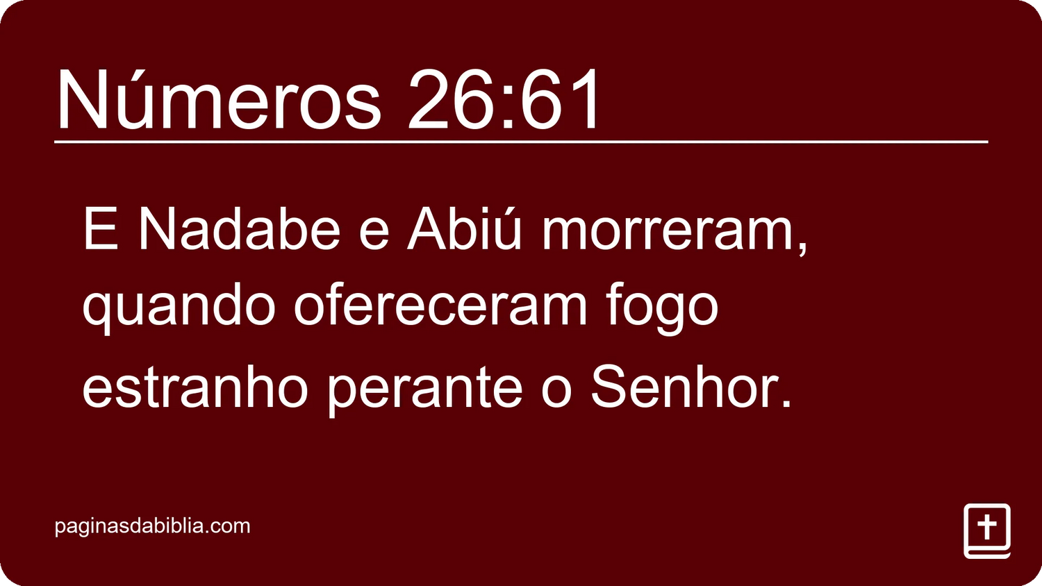 Números 26:61