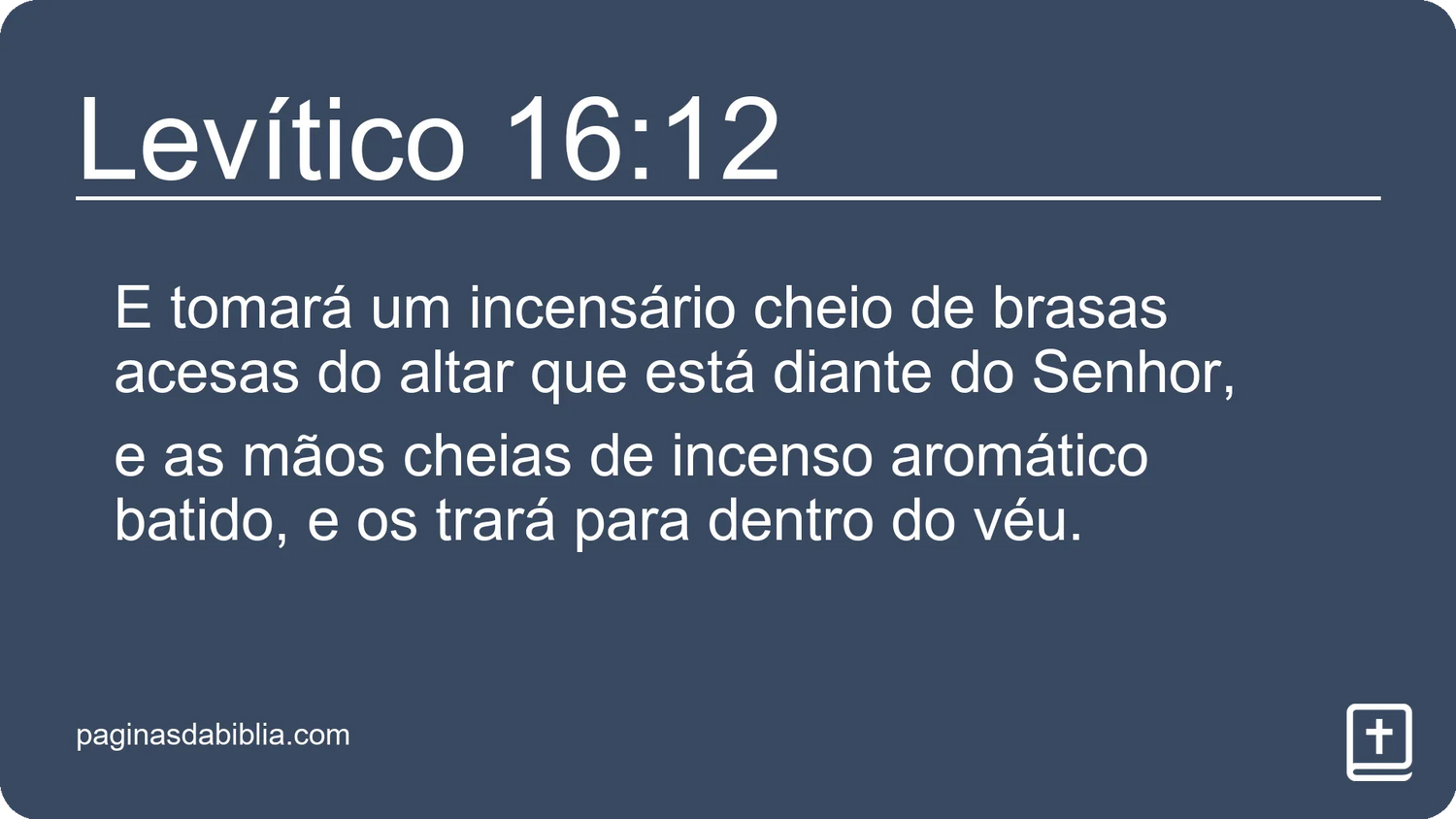 Levítico 16:12