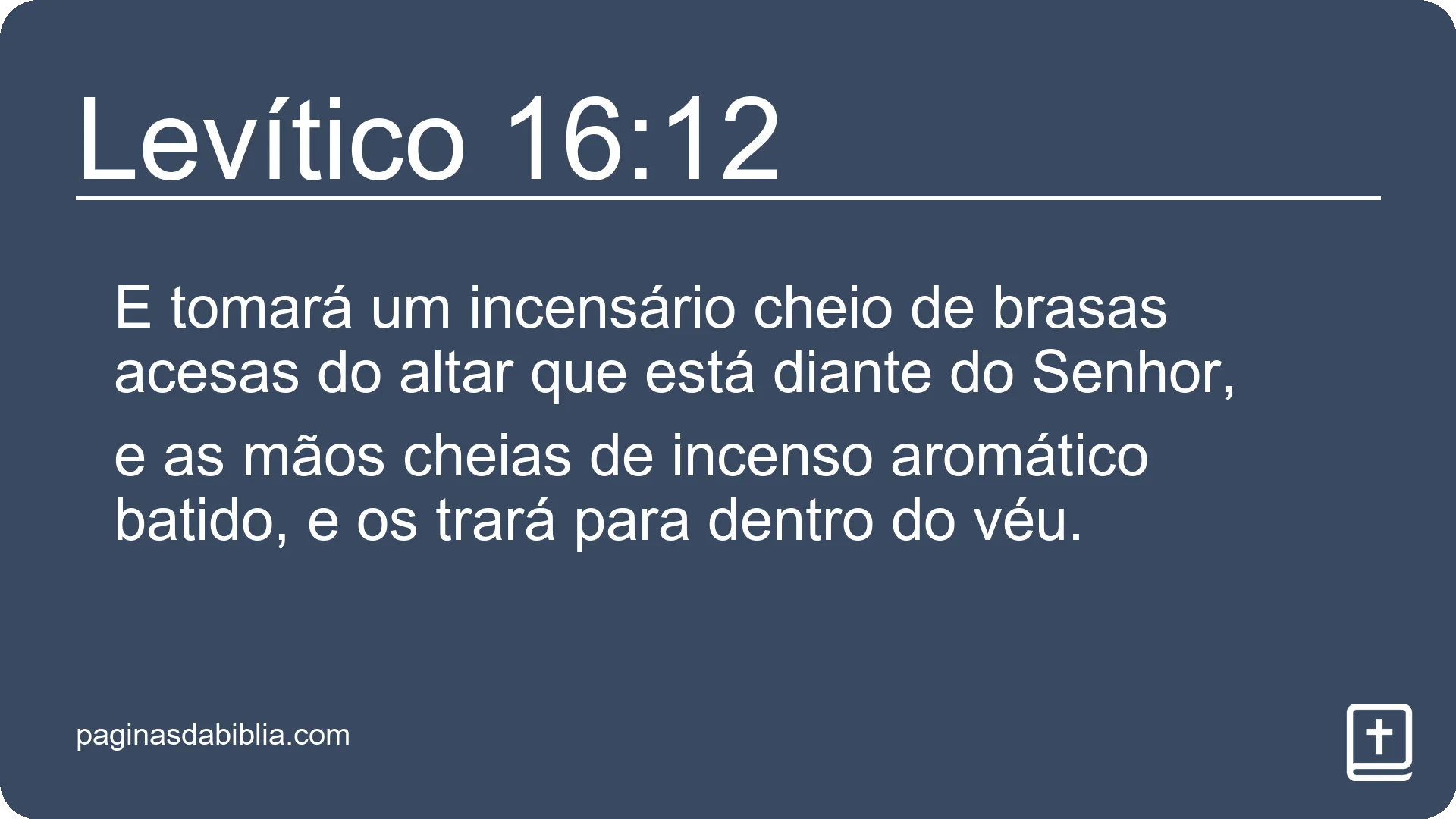 Levítico 16:12