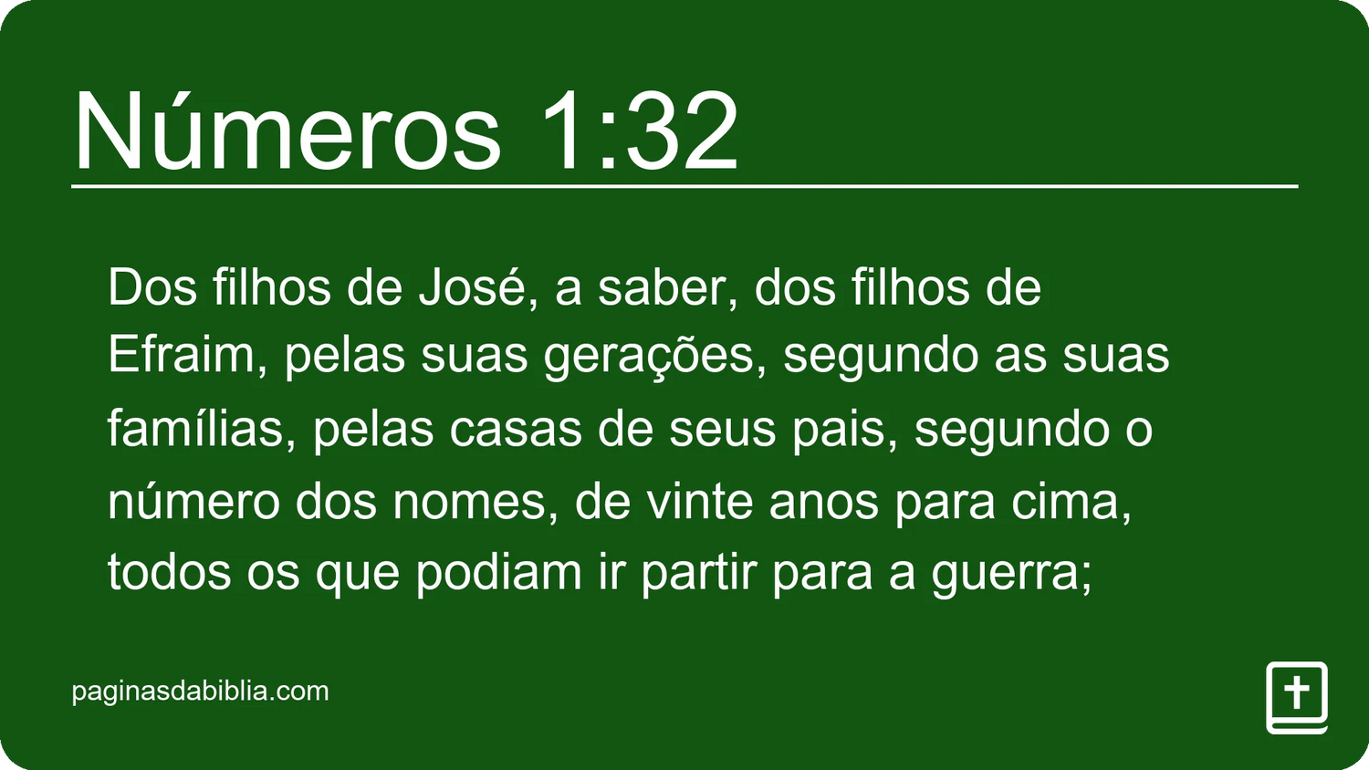 Números 1:32