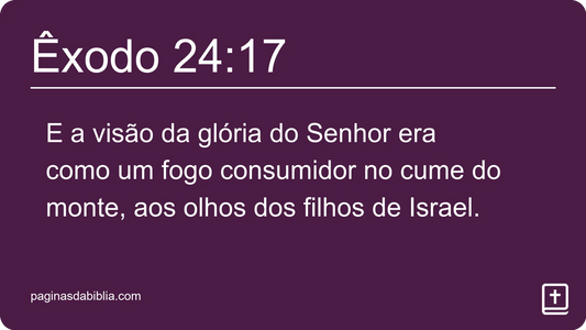 Êxodo 24:17