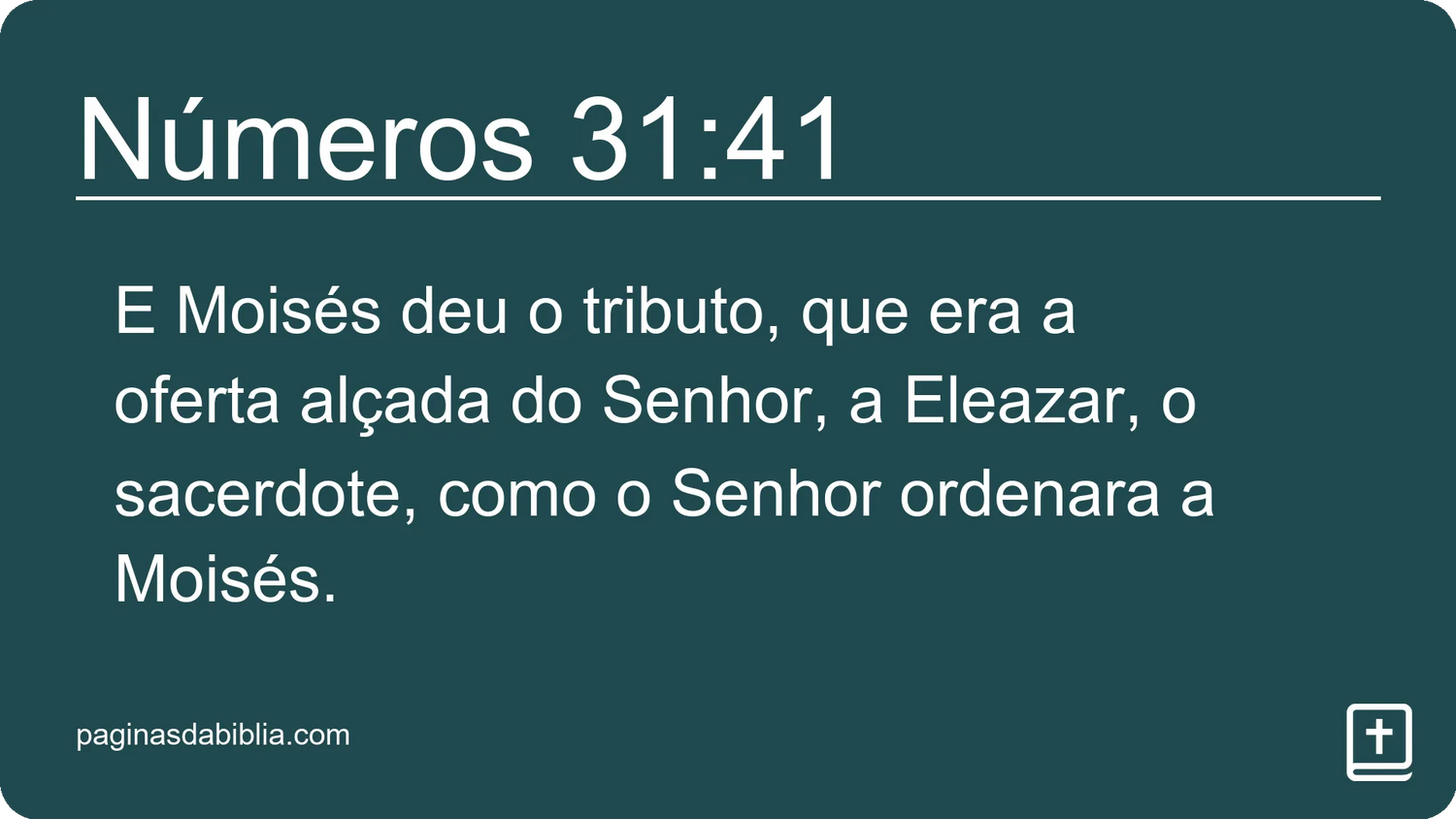 Números 31:41