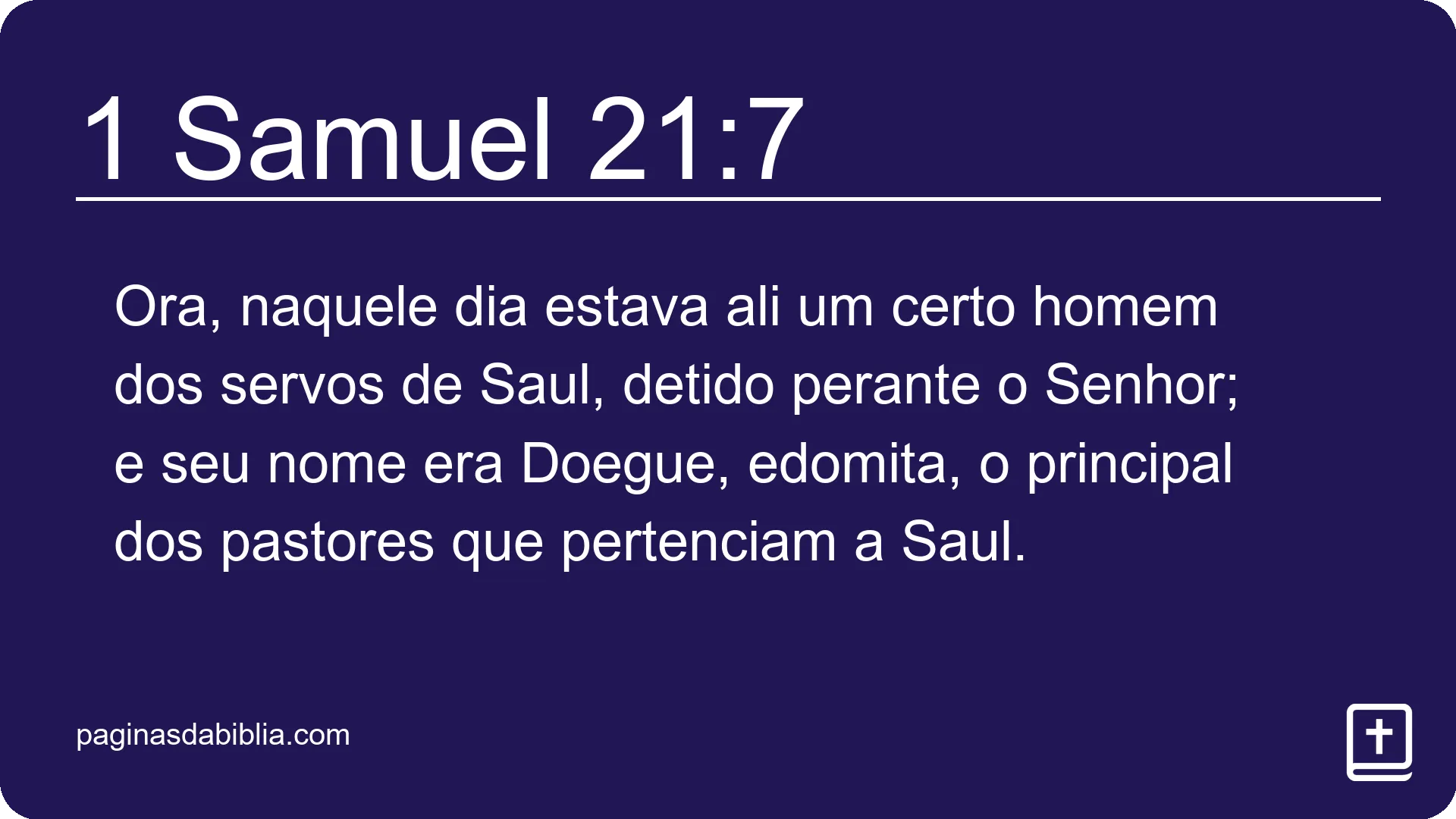 1 Samuel 21:7