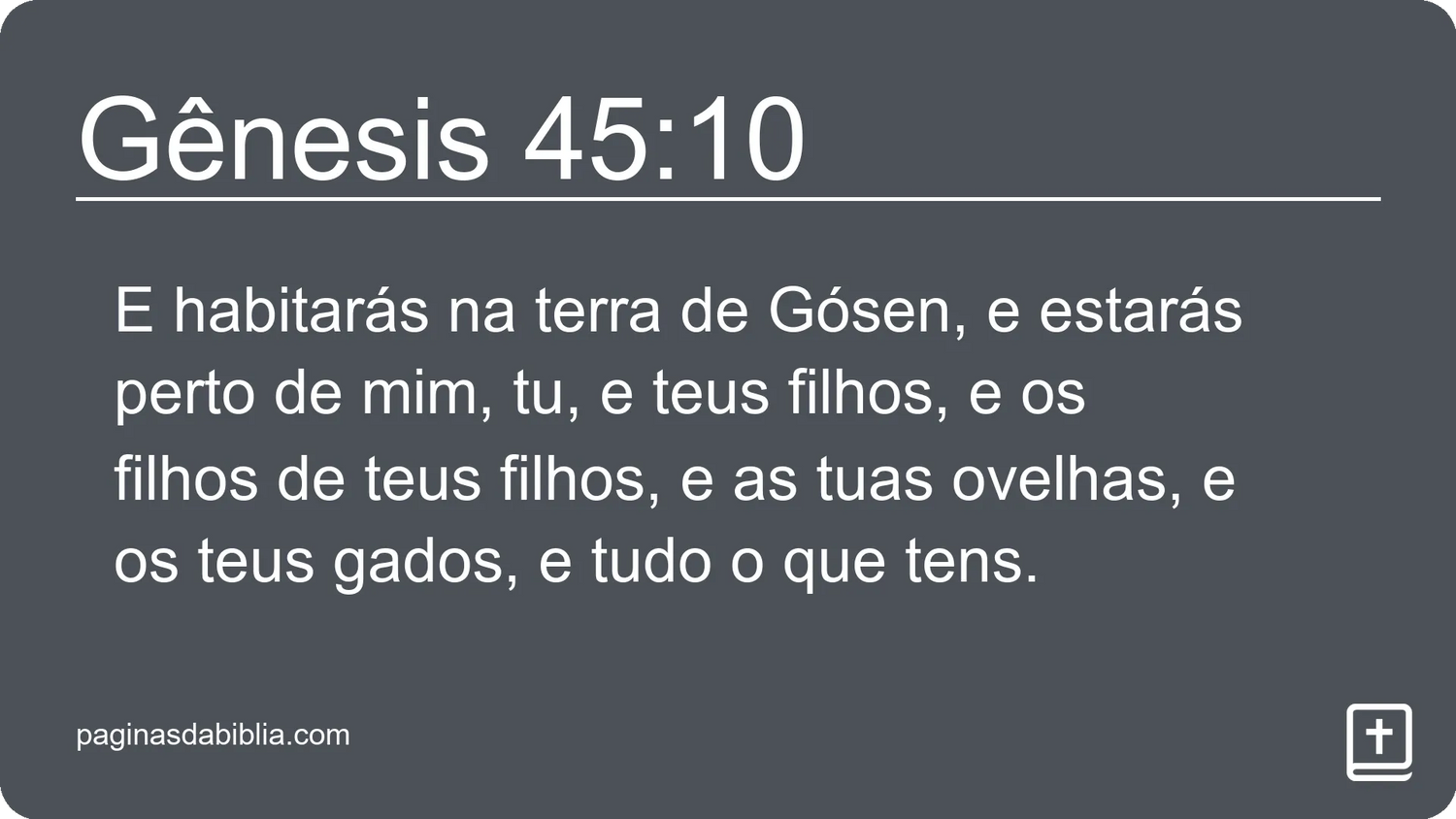 Gênesis 45:10