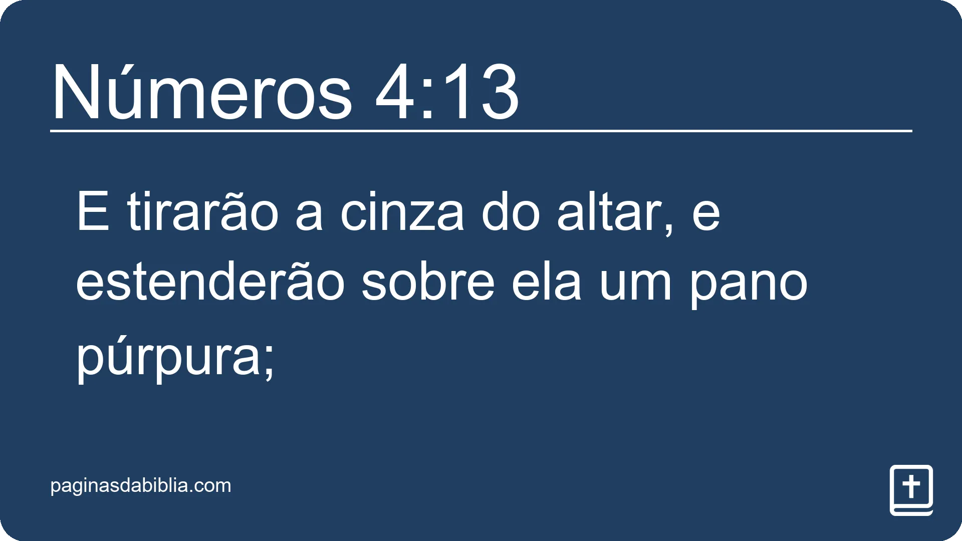 Números 4:13