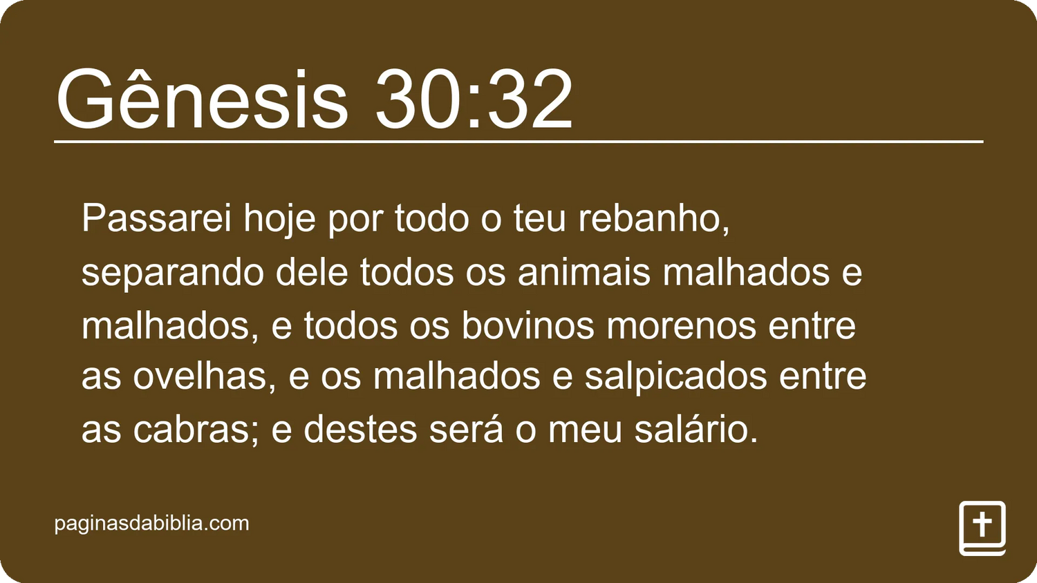 Gênesis 30:32