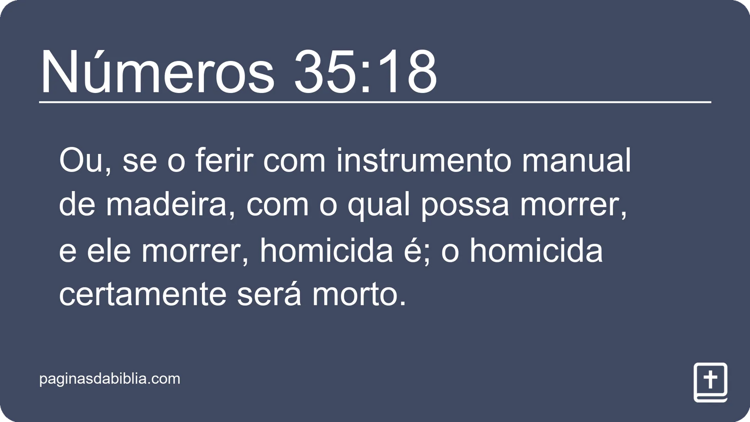 Números 35:18