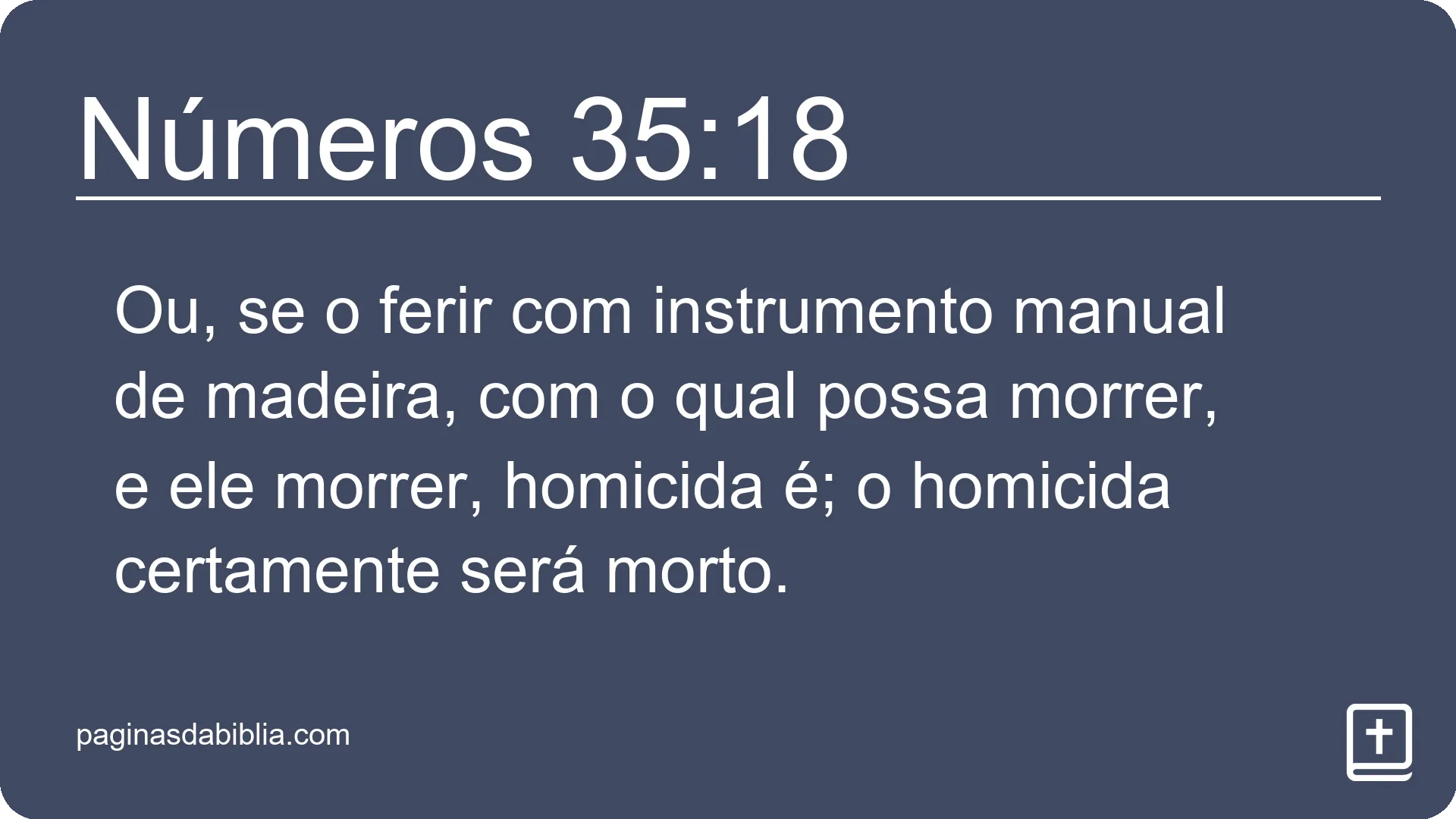 Números 35:18