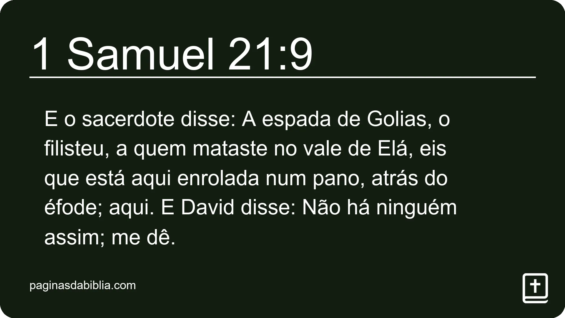 1 Samuel 21:9