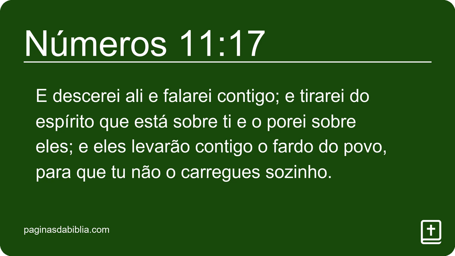 Números 11:17