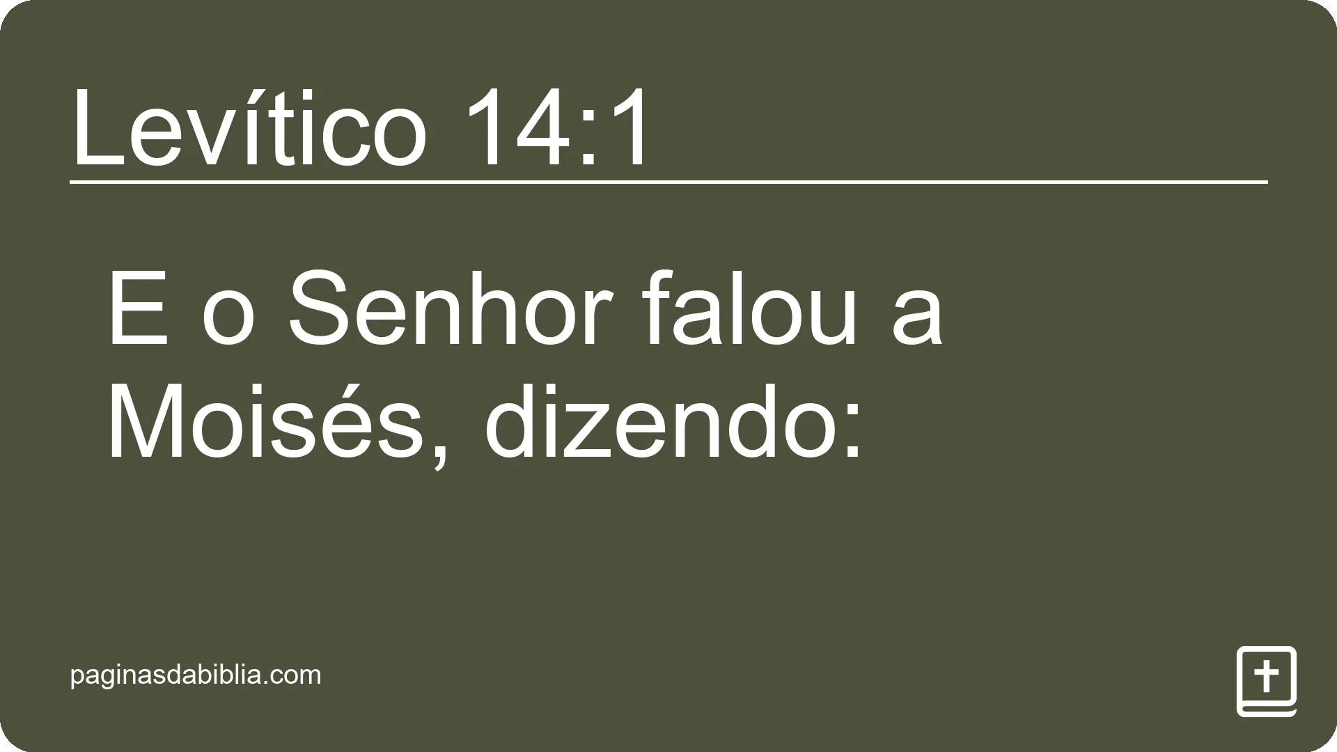 Levítico 14:1