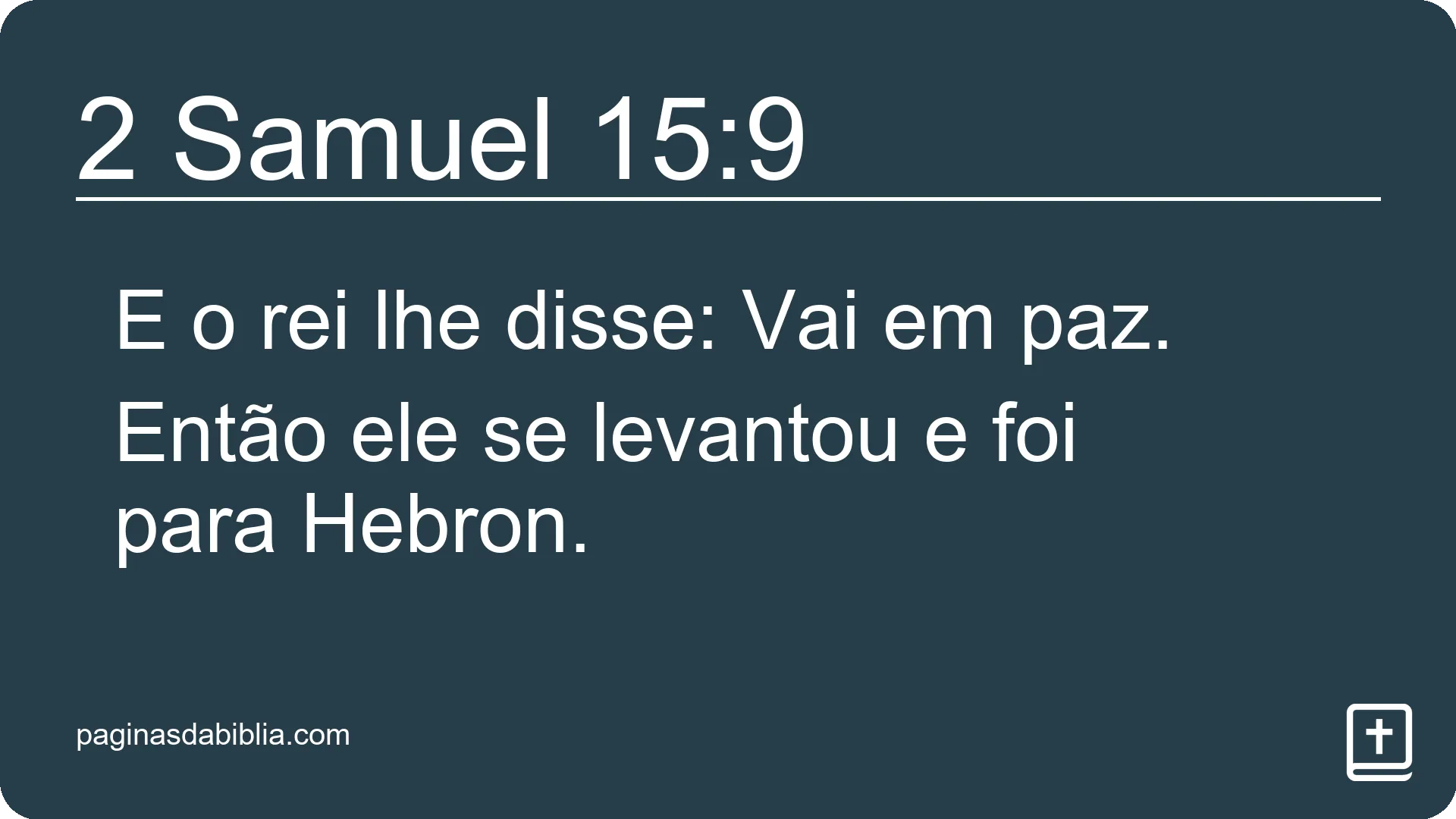 2 Samuel 15:9