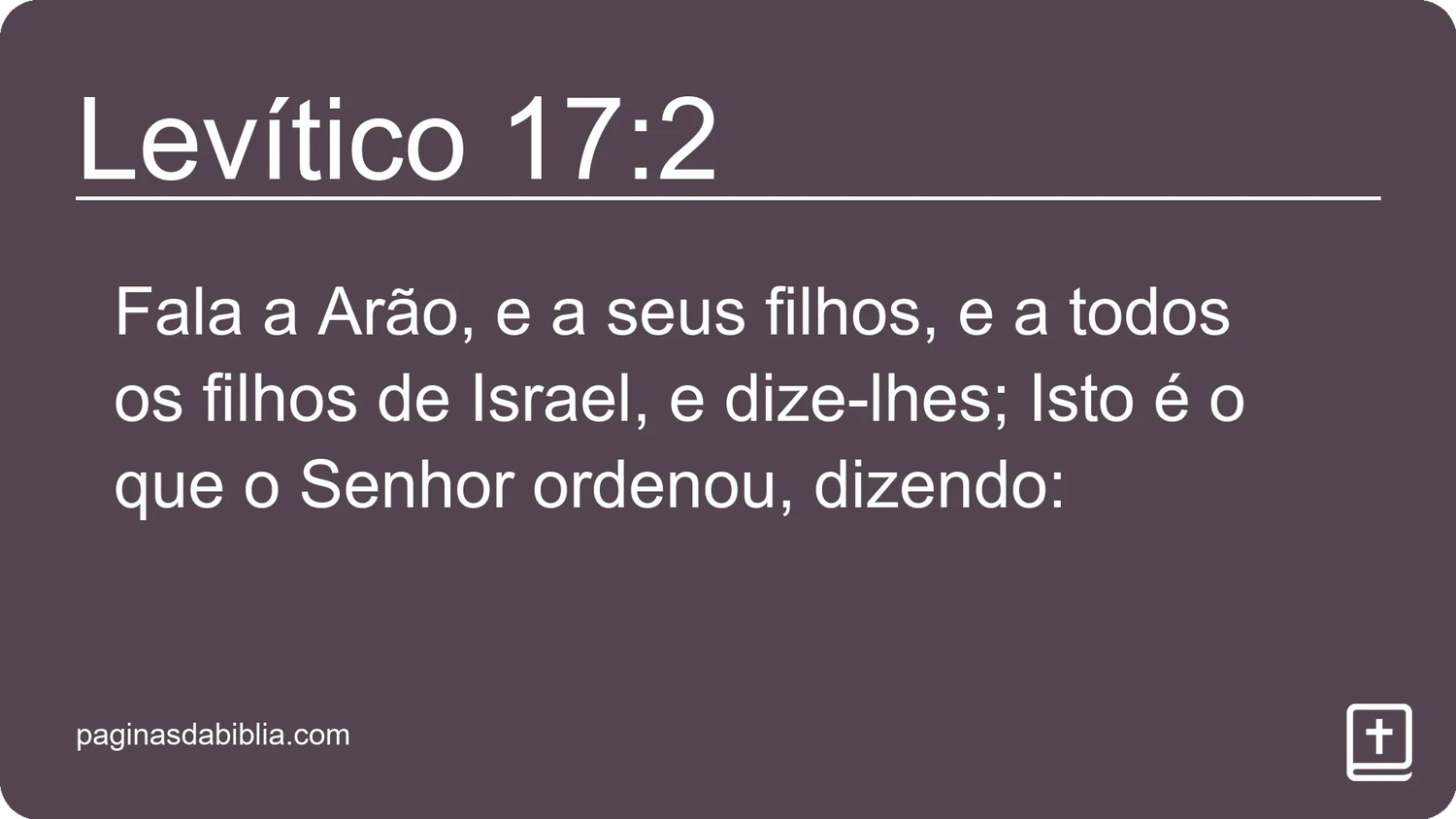 Levítico 17:2