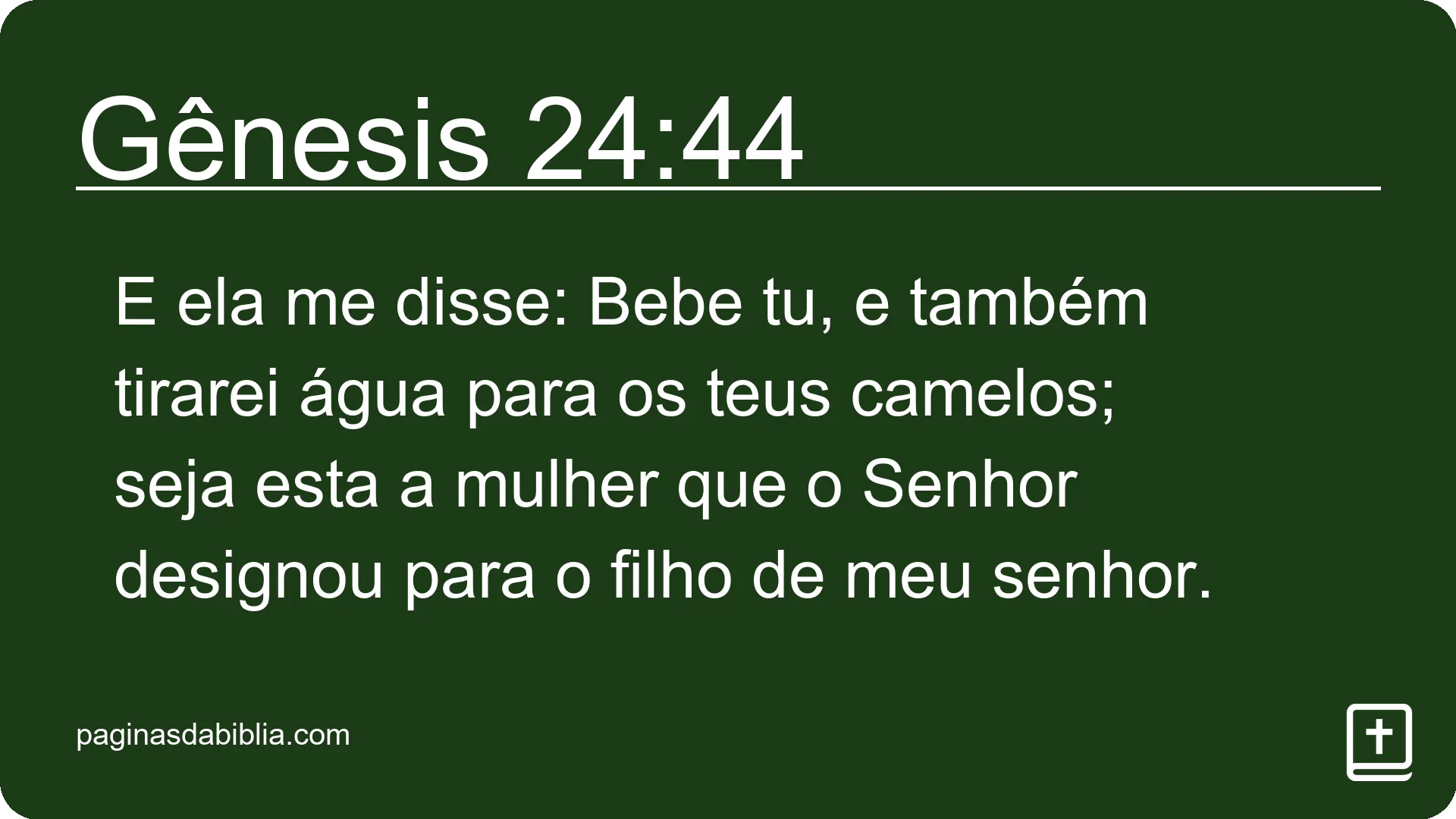 Gênesis 24:44