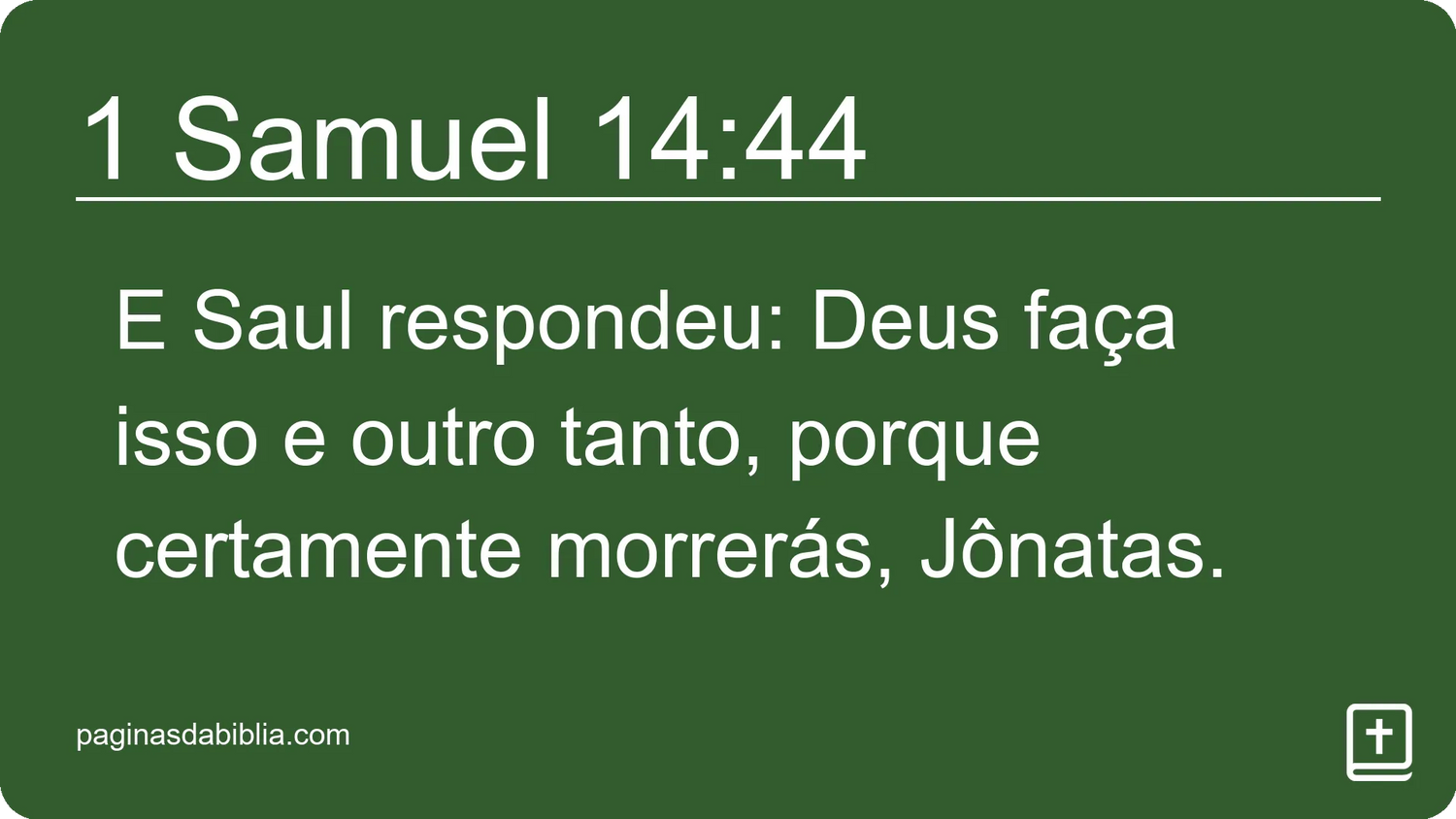 1 Samuel 14:44