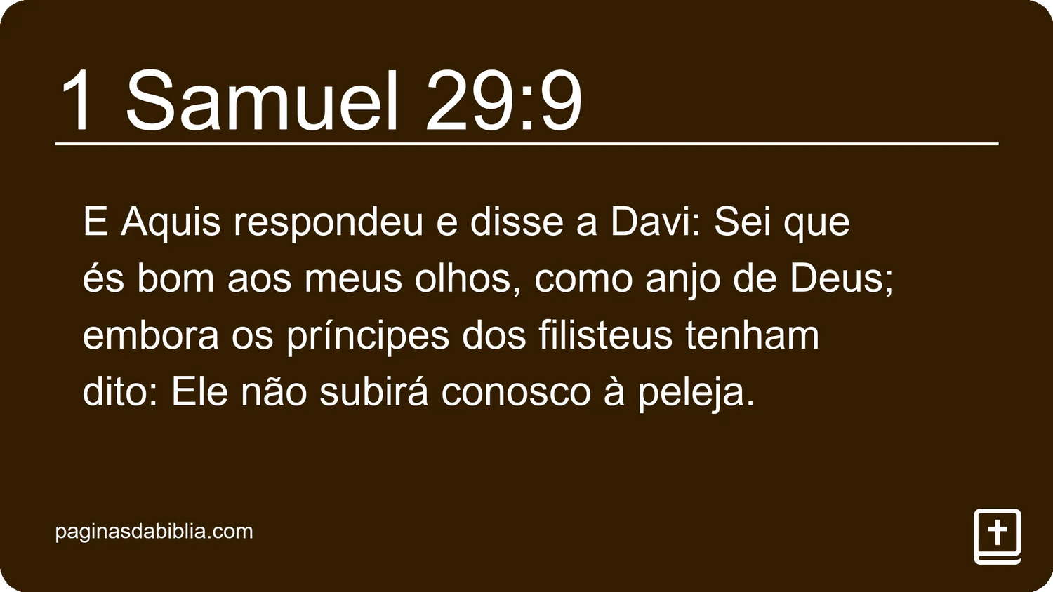 1 Samuel 29:9