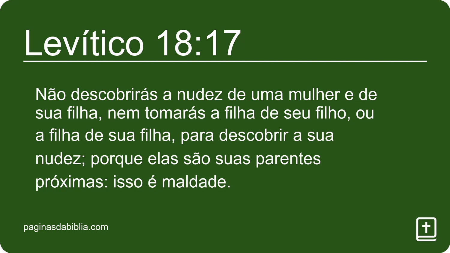 Levítico 18:17