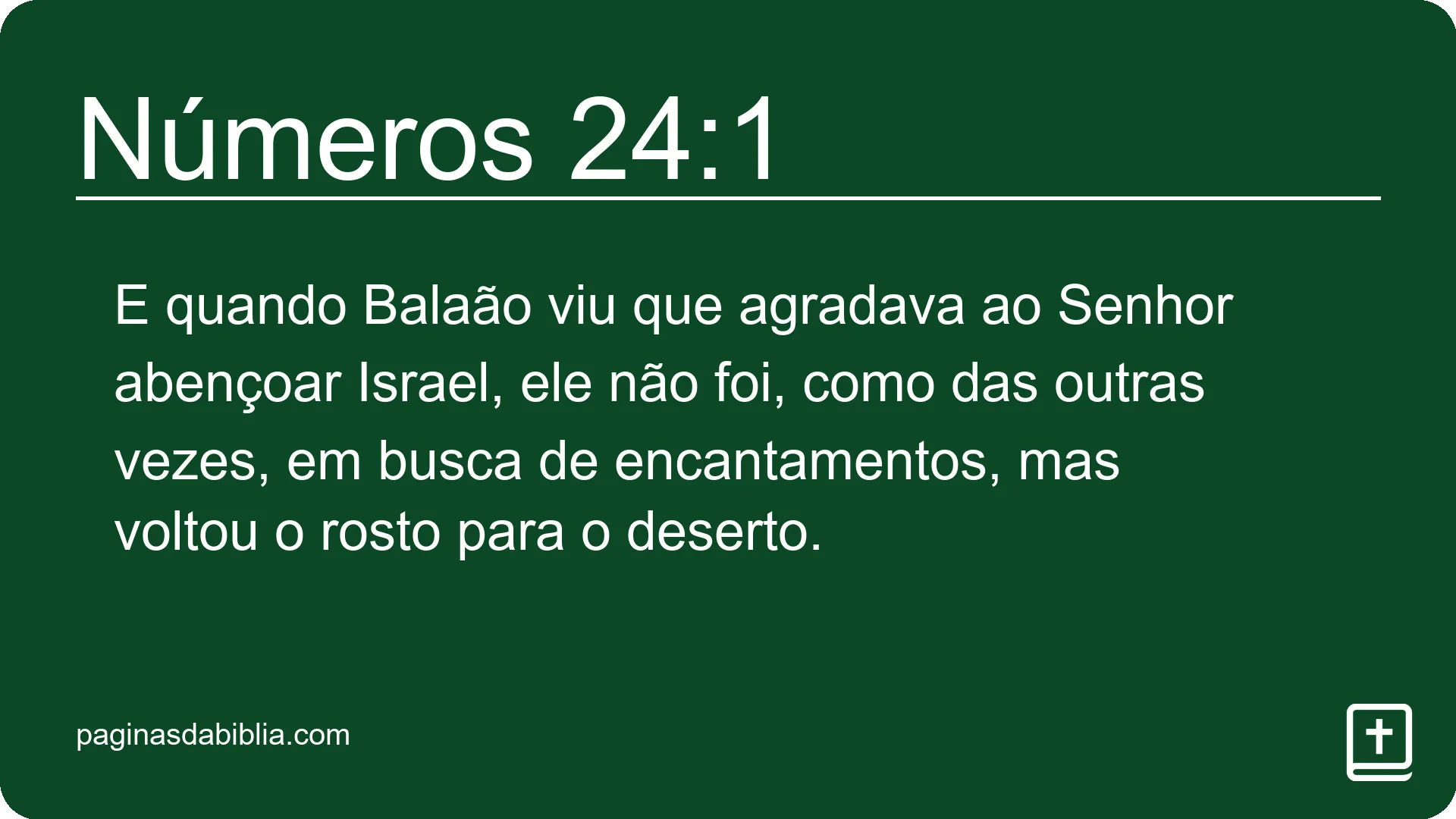 Números 24:1