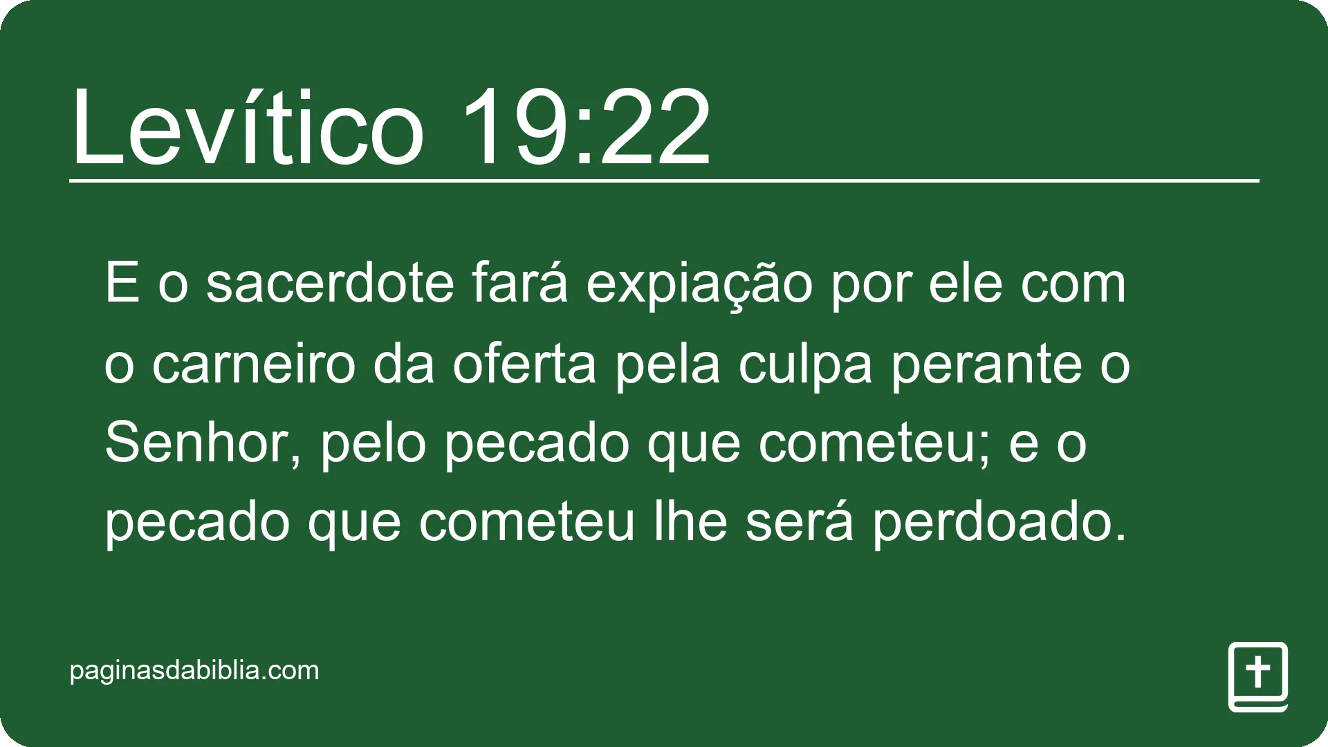 Levítico 19:22