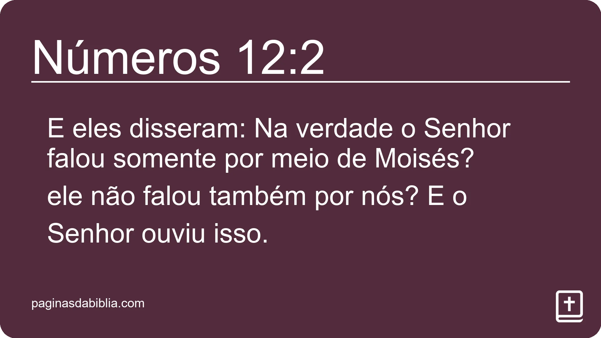 Números 12:2