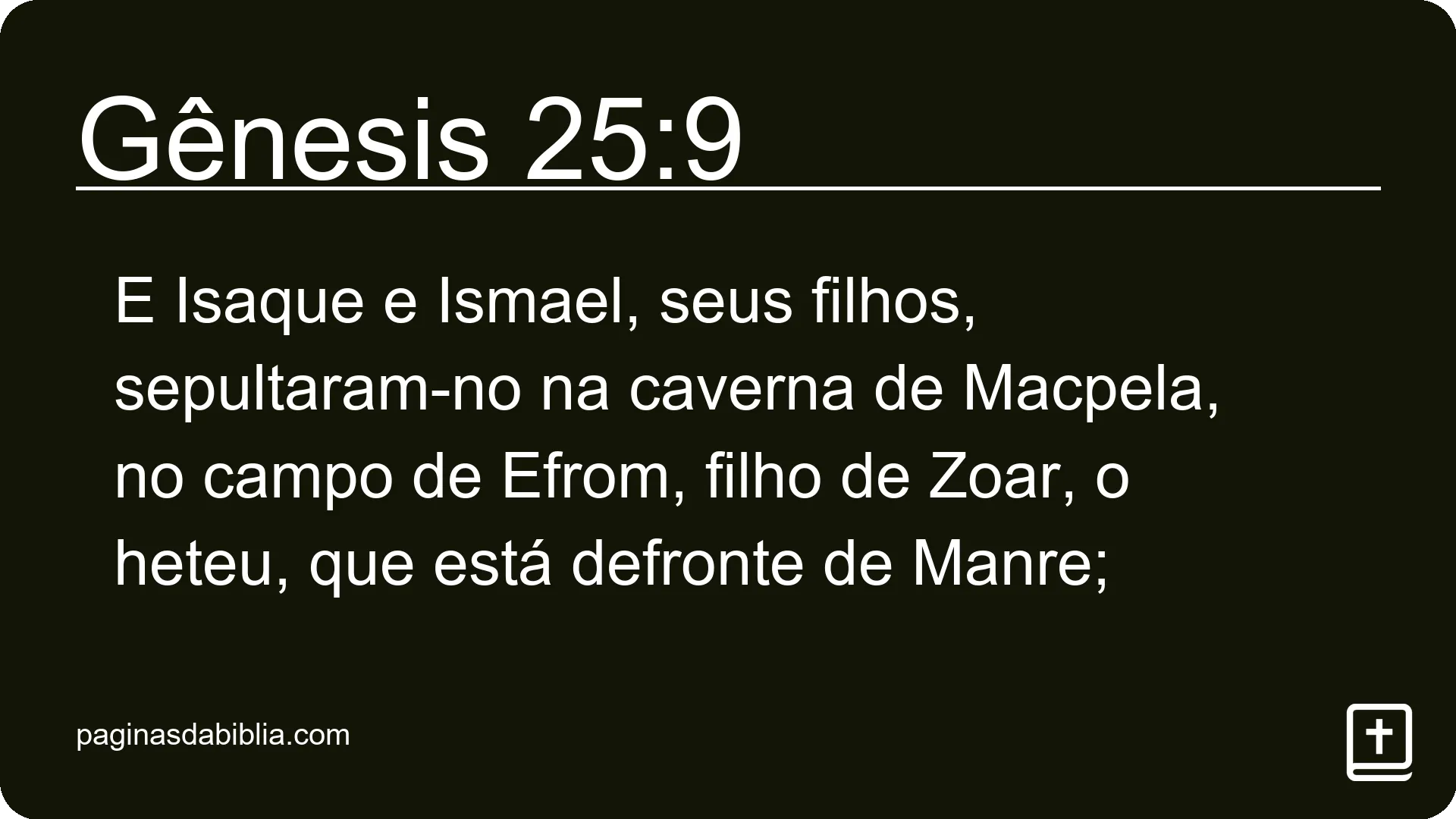 Gênesis 25:9