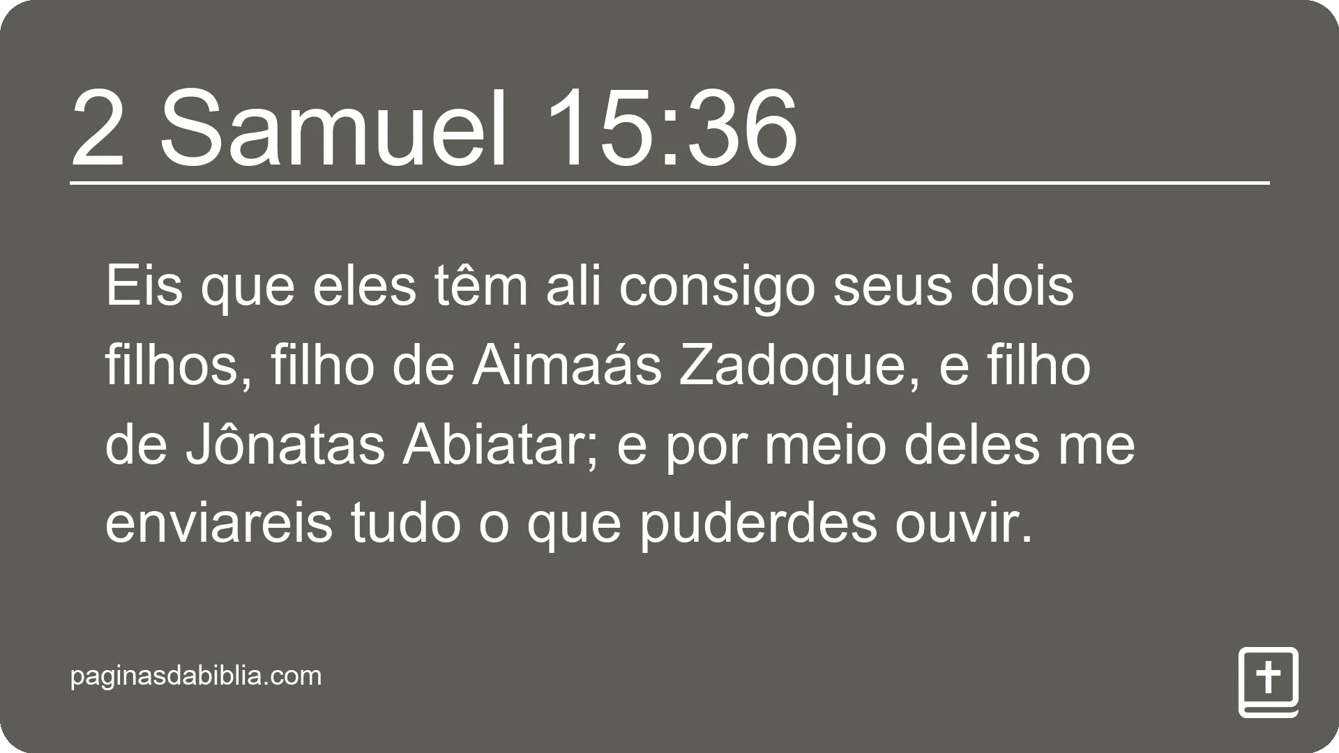 2 Samuel 15:36