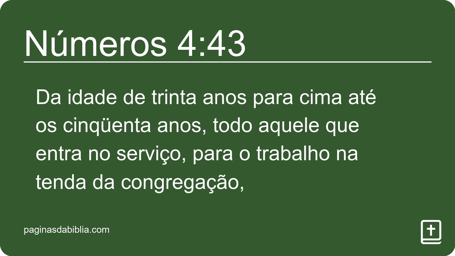 Números 4:43