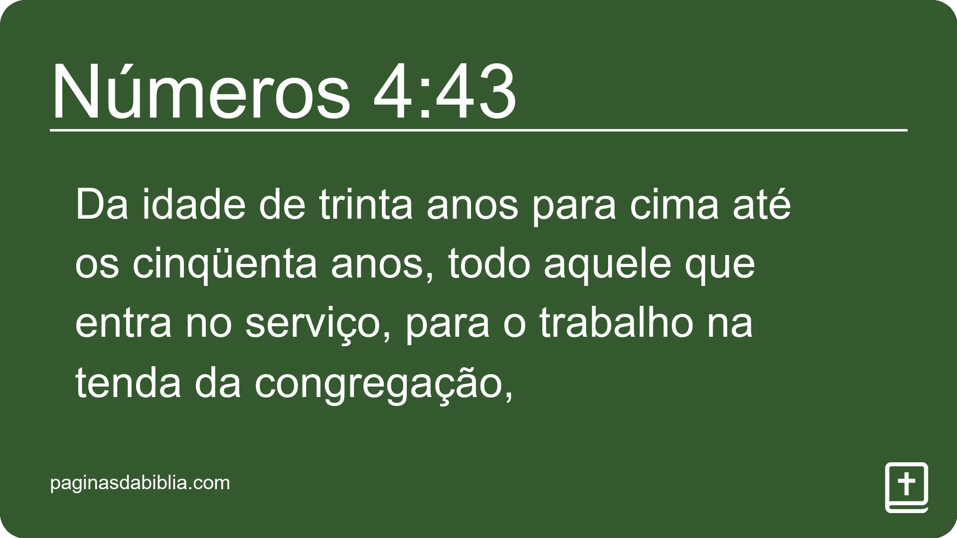 Números 4:43