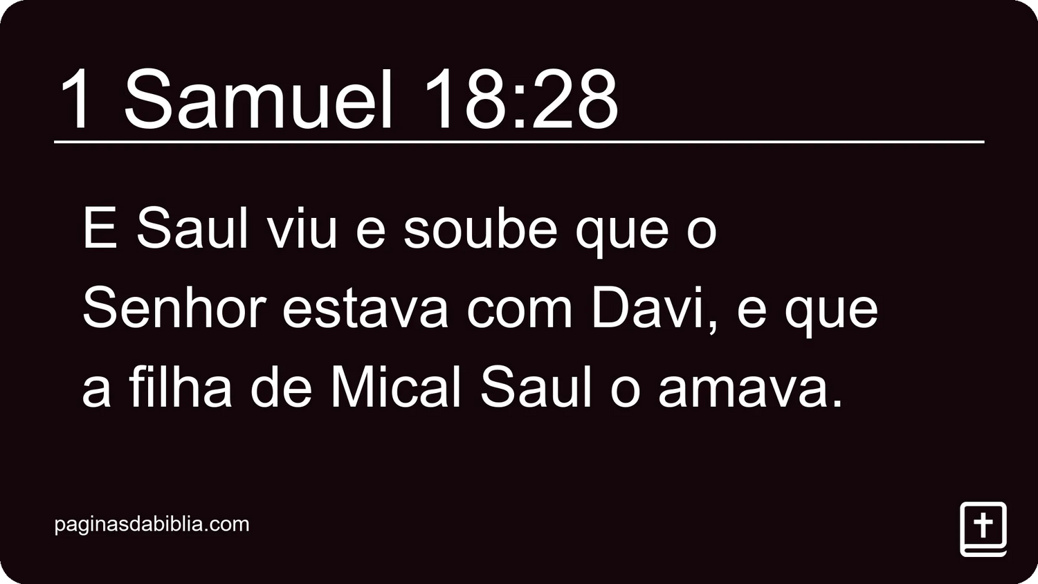 1 Samuel 18:28